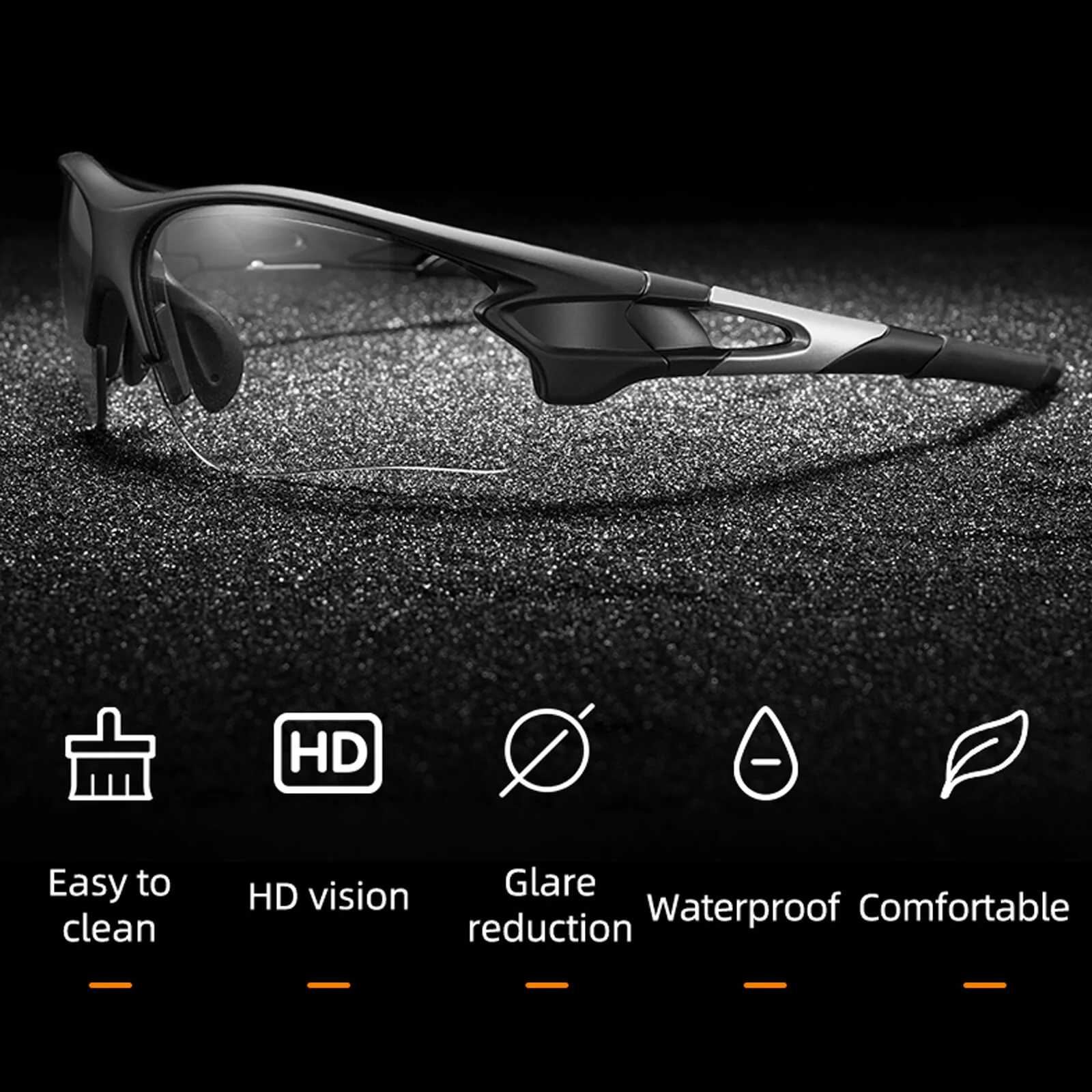 Cycling Sunglasses Polarised UV Protection SP65 - Image 2