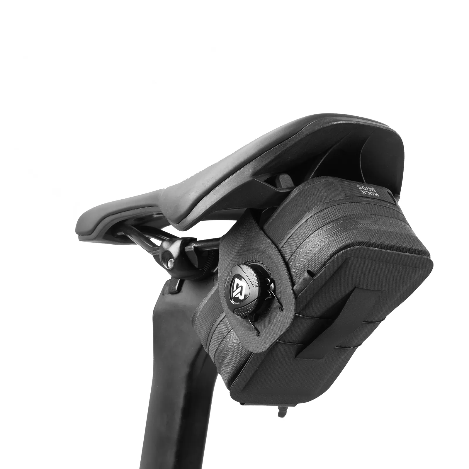 Dial Lock Bike Saddle Bag Waterproof with Bottle Storage