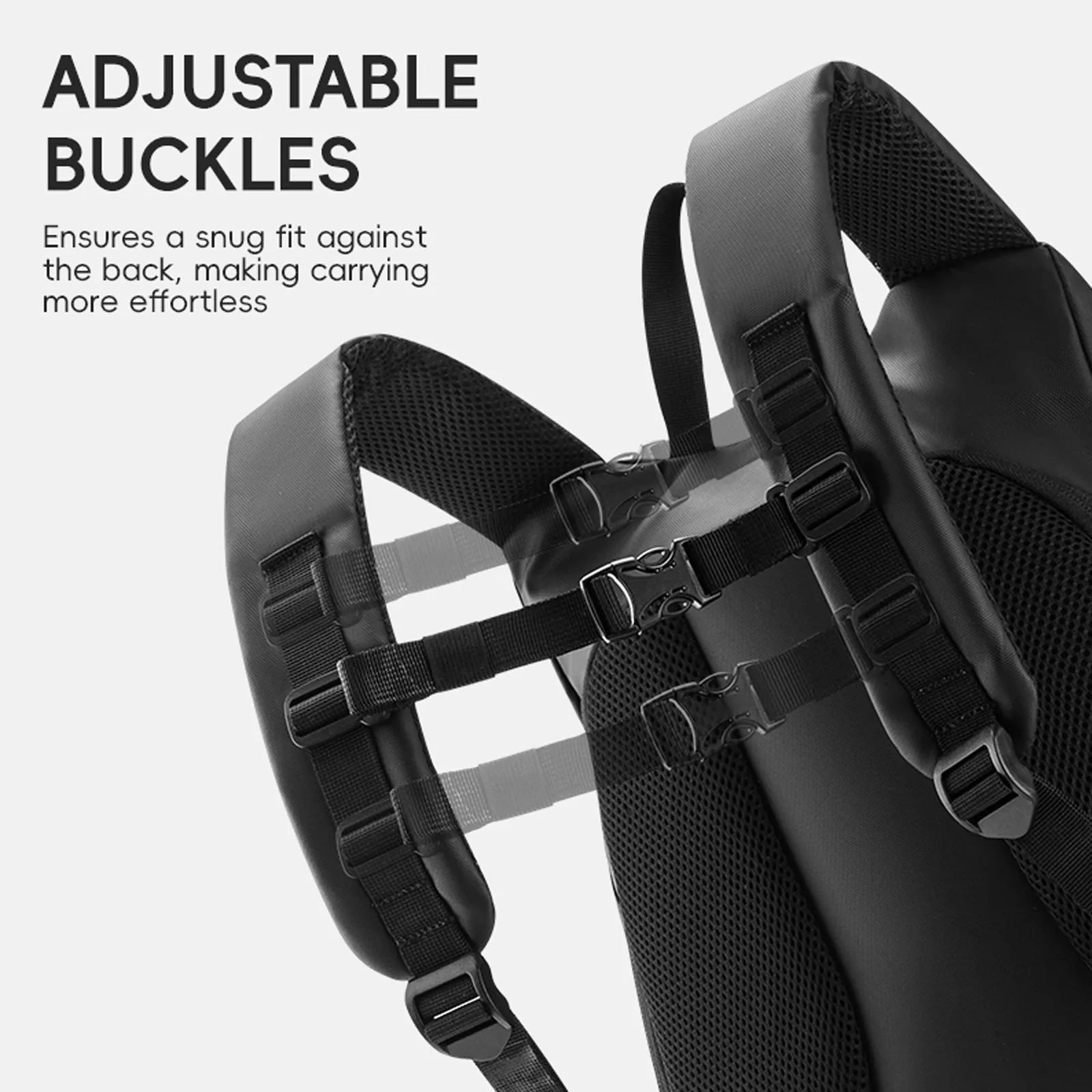 Double-Layer Motorcycle Riding Backpack with Helmet Storage 14.5L - Image 3