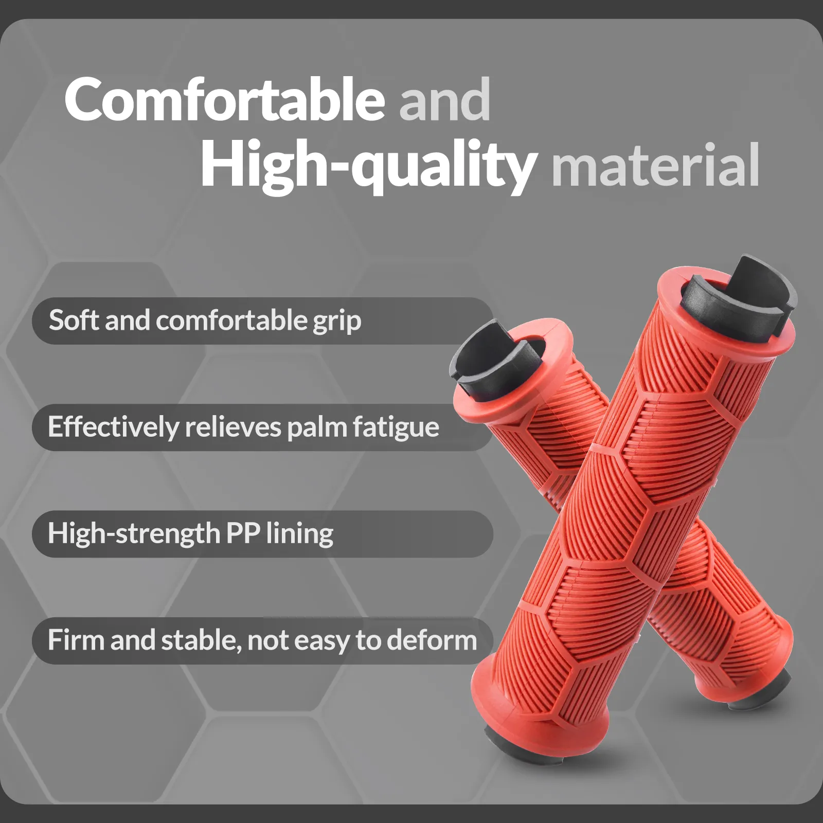 Double Lock-On Bike Handlebar Grips for 22.2mm Bars - Image 24