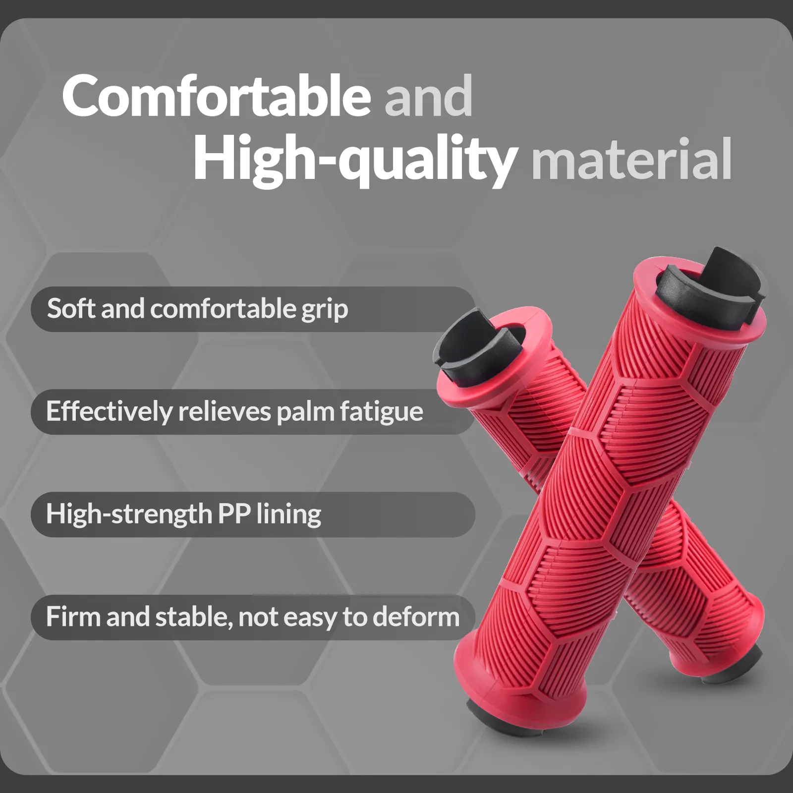 Double Lock-On Bike Handlebar Grips for 22.2mm Bars - Image 32
