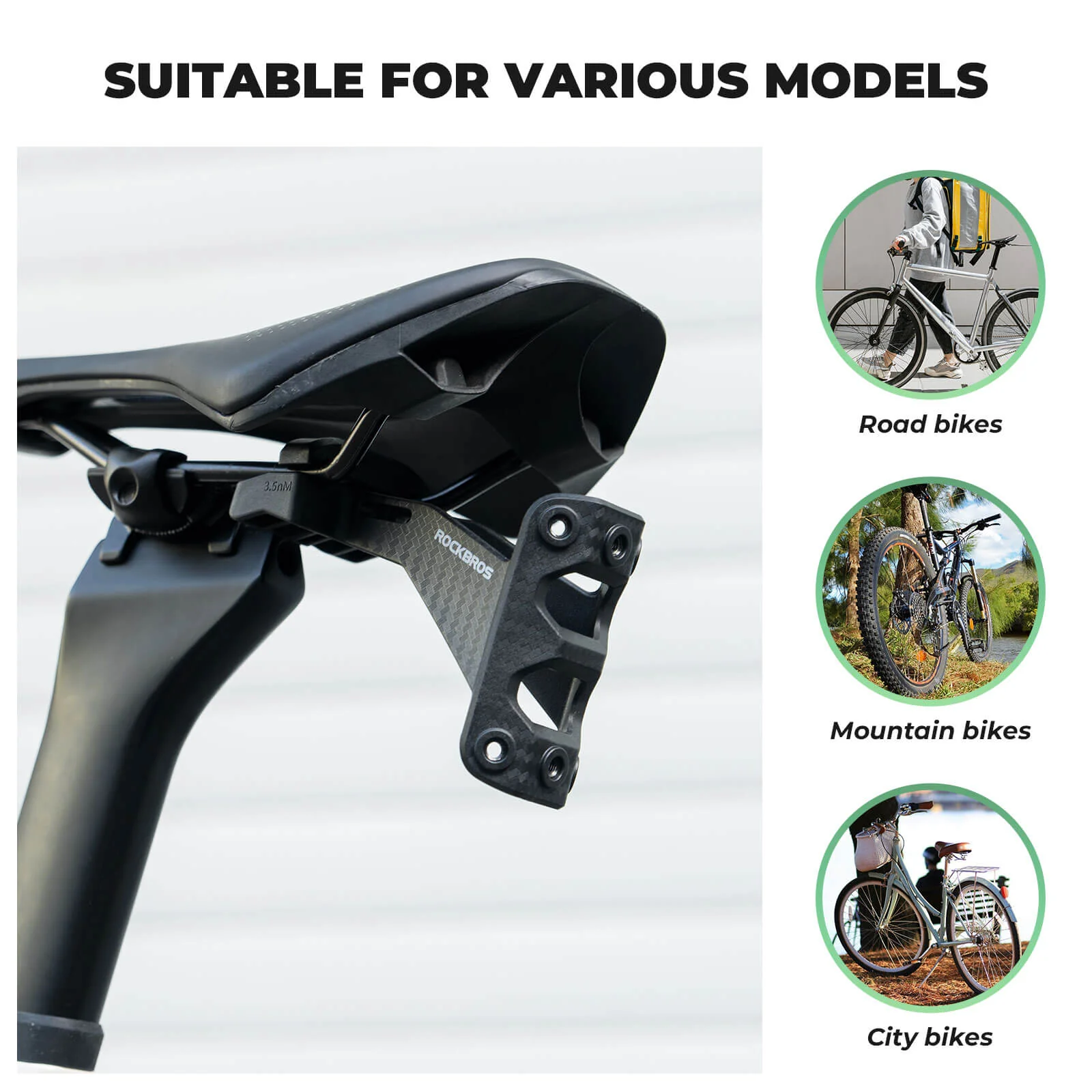 Dual Bottle Cage Saddle Mount Black - Image 6