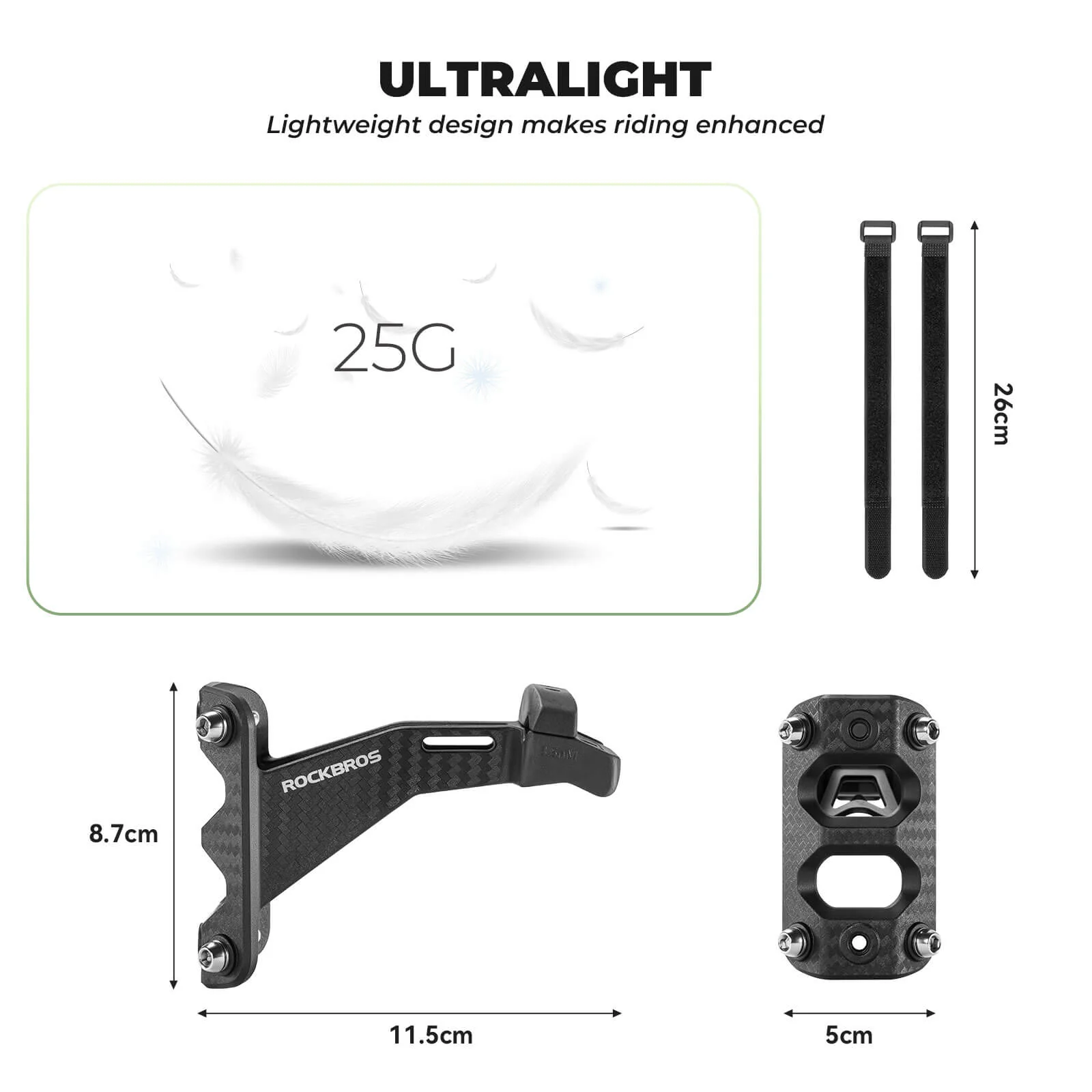 Dual Bottle Cage Saddle Mount Black - Image 8