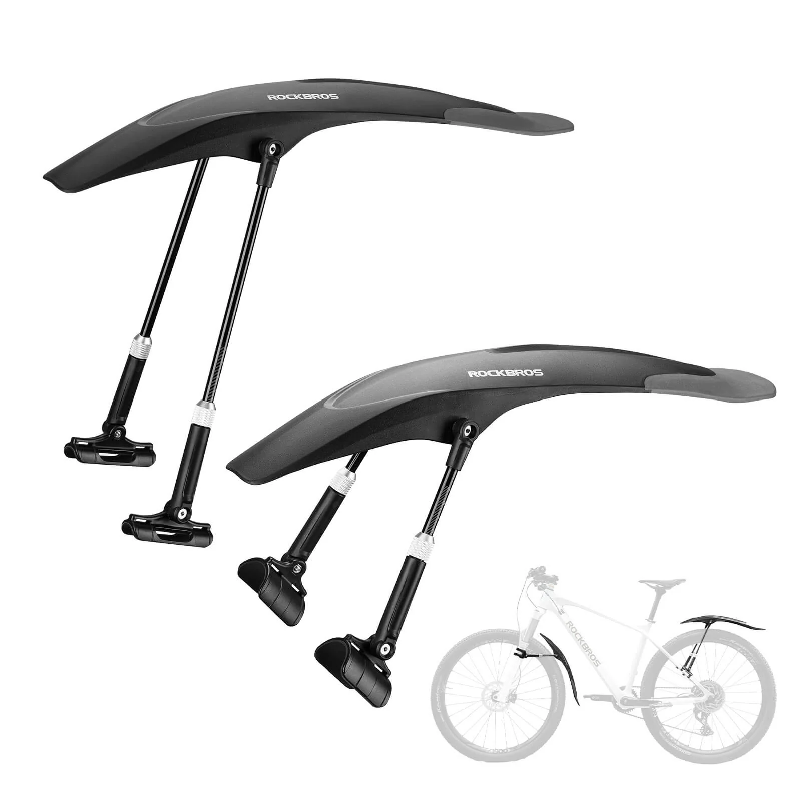 Durable Mudguards Set Adjustable Front & Rear Bike Fenders for 26-29 inch - Image 20