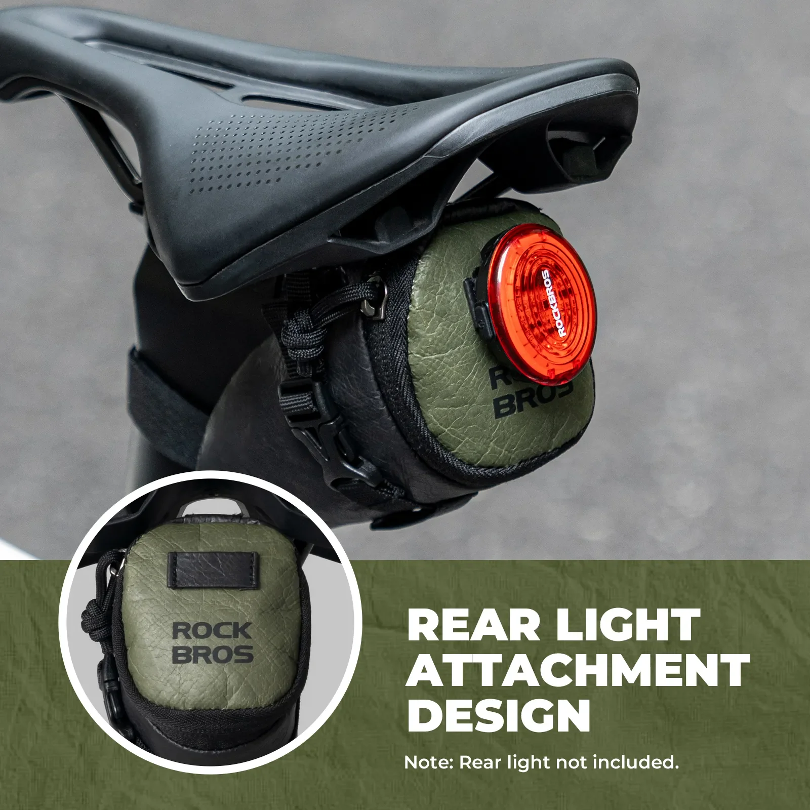 EcoMate Tear-Resistant Paper Bike Saddle Bag 0.2L - Image 4