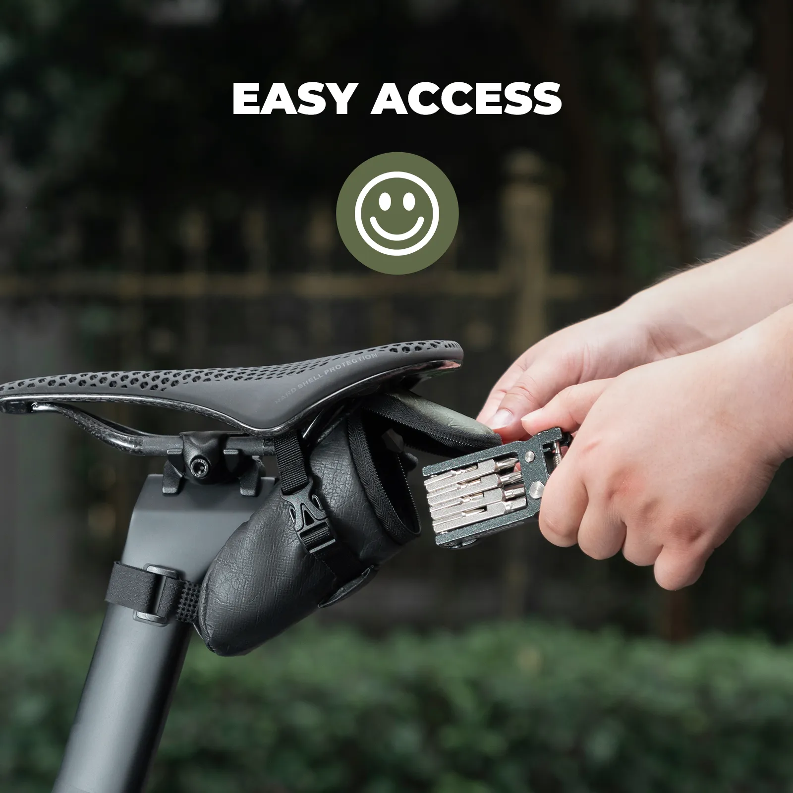 EcoMate Tear-Resistant Paper Bike Saddle Bag 0.2L - Image 7