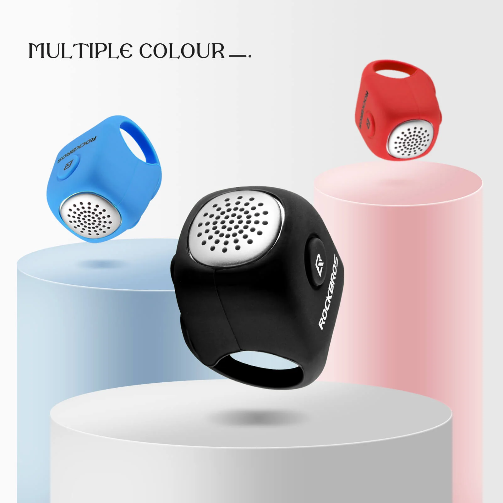Electronic Bike Horn 90dB Rainproof Elastic Silicone Bike Bell - Image 2