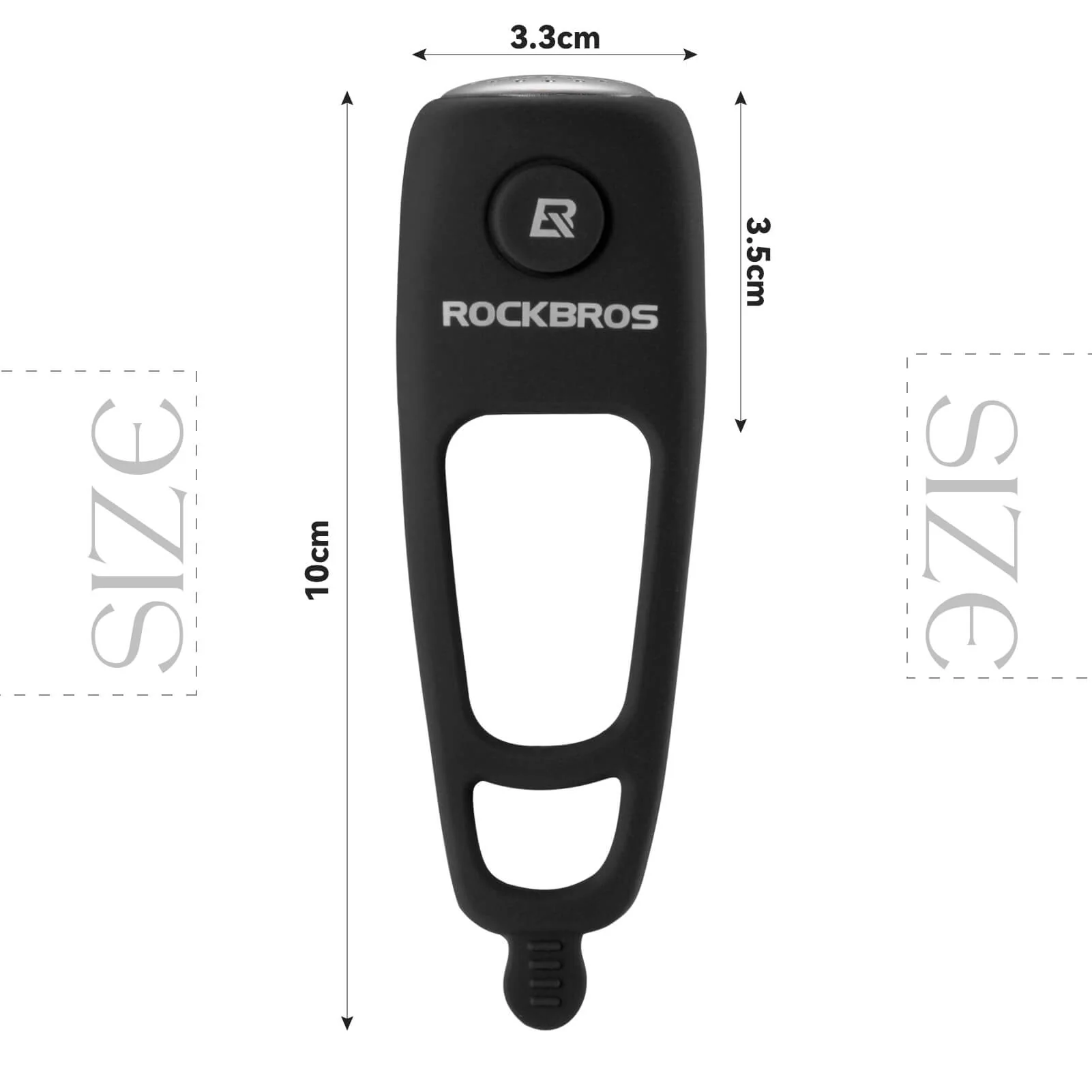 Electronic Bike Horn 90dB Rainproof Elastic Silicone Bike Bell - Image 3