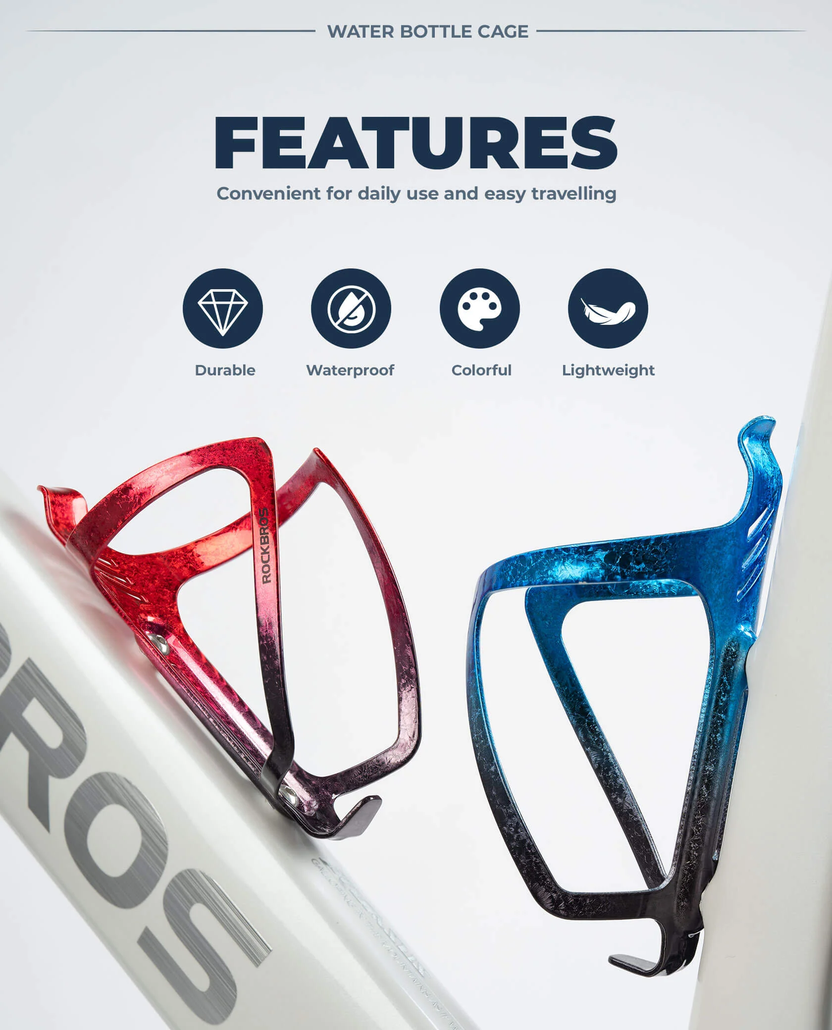 Electroplated Aluminium Alloy Cycling Bottle Cage - Image 12