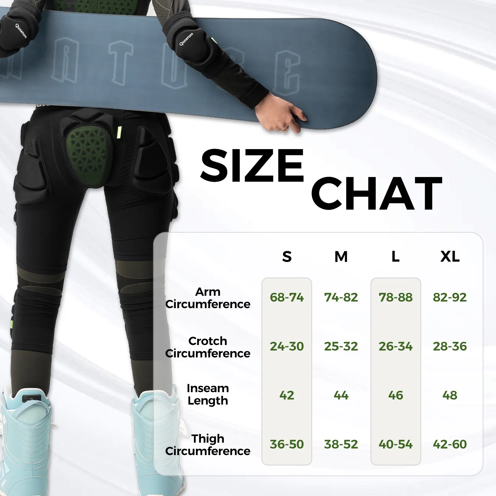 EVA Padded Ski Hip Protectors for Snowboarding & Skiing - Image 6
