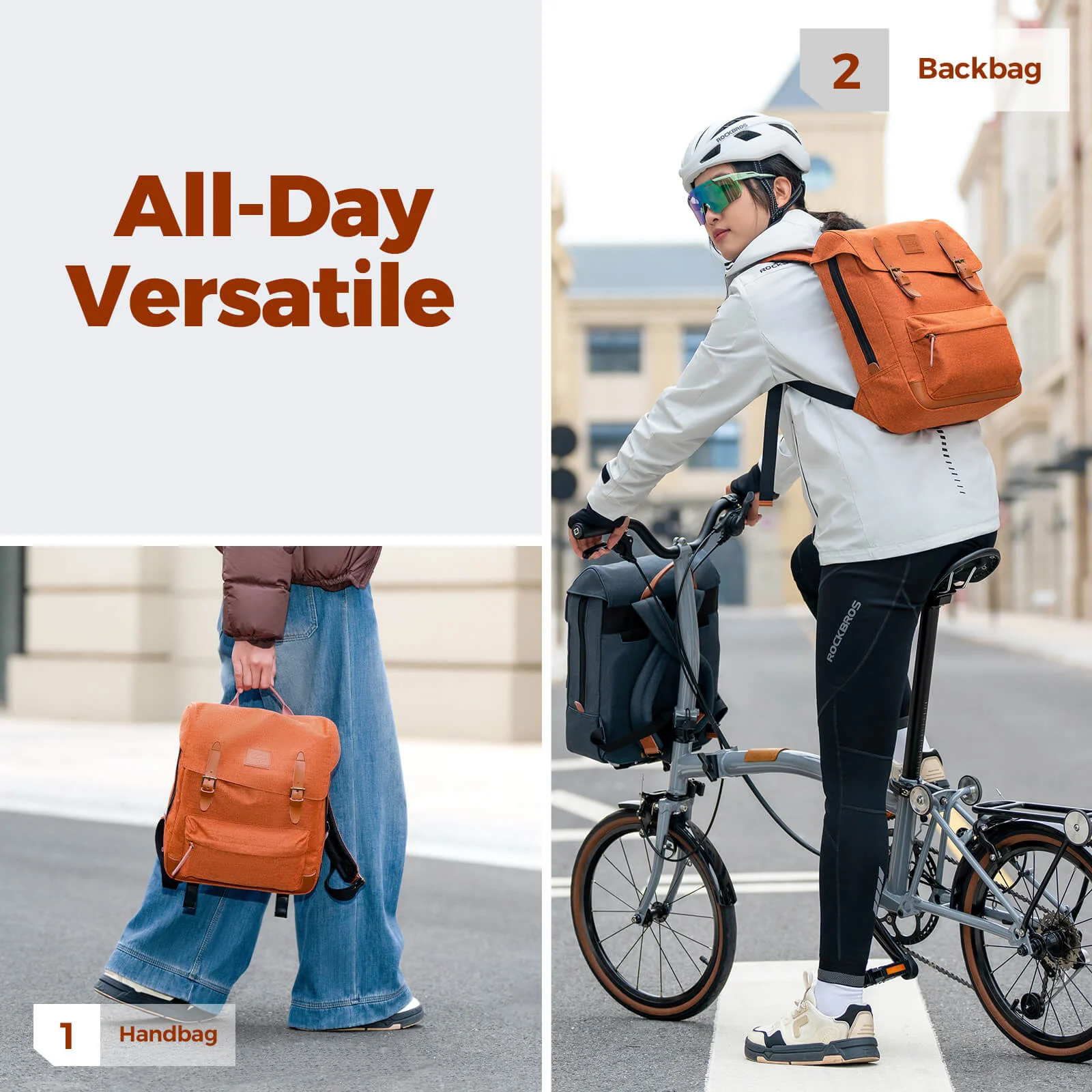 Fashion Vintage Folding Bike Handlebar Bag - Image 3