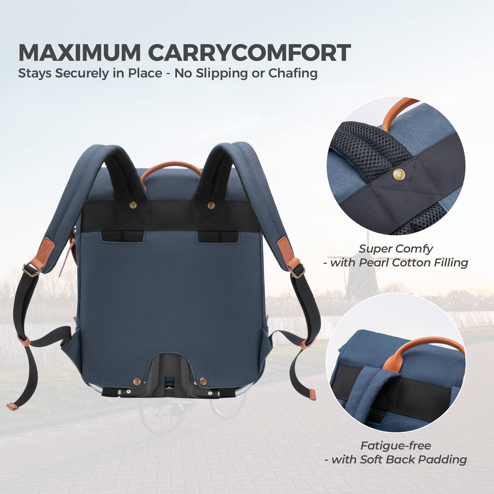 Fashion Vintage Folding Bike Handlebar Bag - Image 7