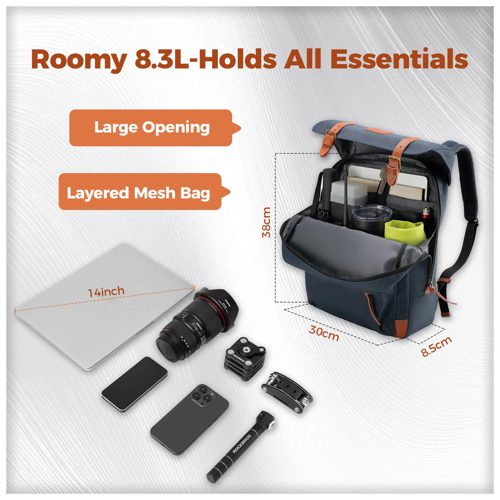 Fashion Vintage Folding Bike Handlebar Bag - Image 9