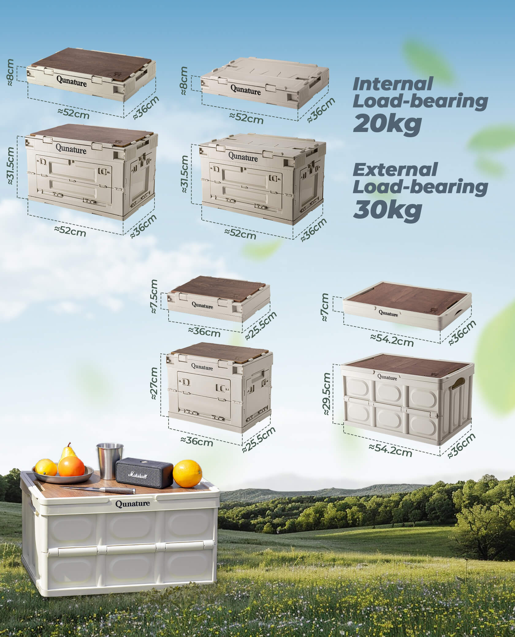 Findridge Foldable Outdoor Storage Bin 26/55/60L - Image 9