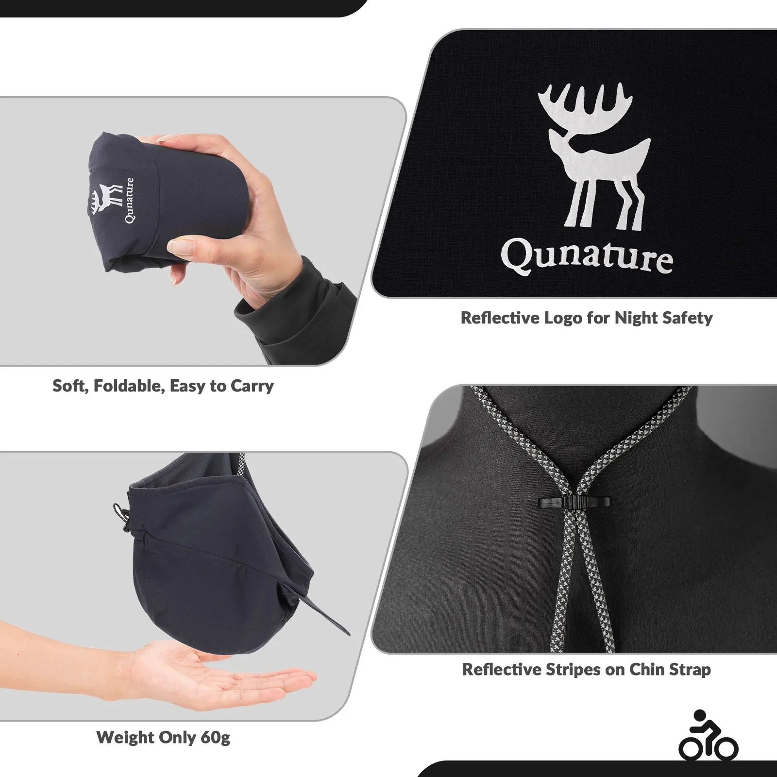 Fleece Winter Cap with Ear Flaps Windproof Warm Hat for Cycling - Image 13