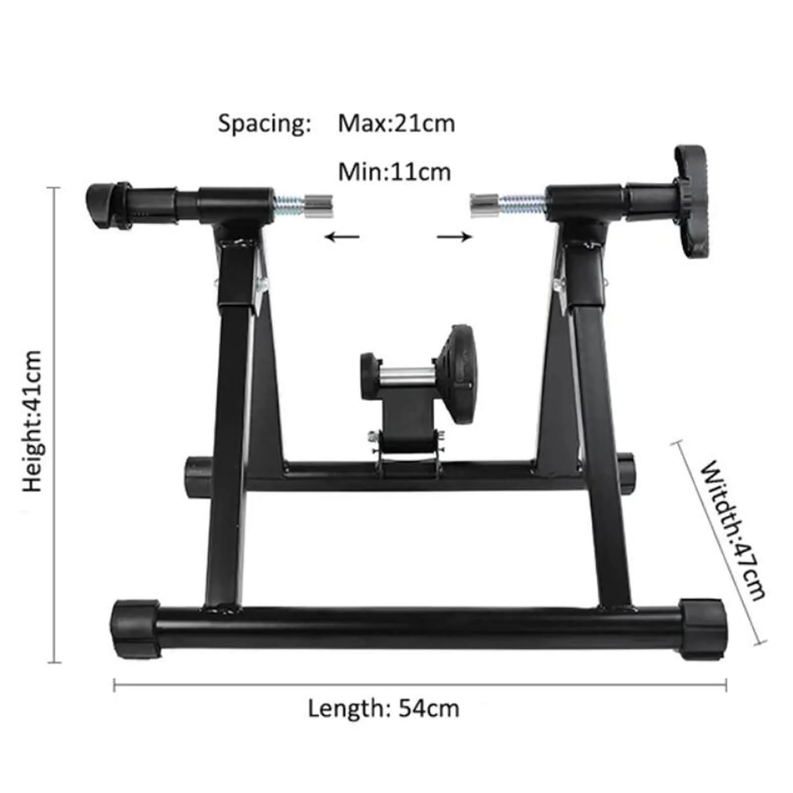 Foldable Bike Trainer Stand for Indoor Cycling Exercise - Image 2