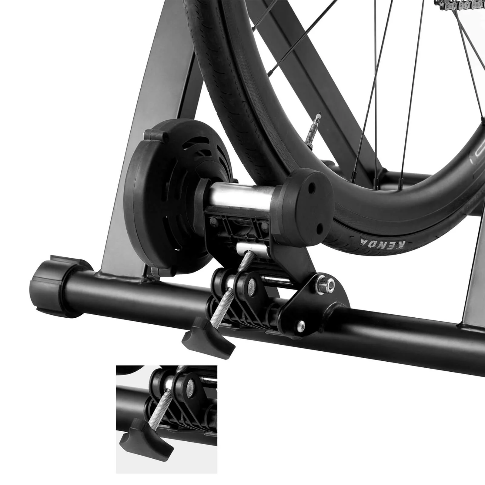 Foldable Bike Trainer Stand for Indoor Cycling Exercise - Image 4