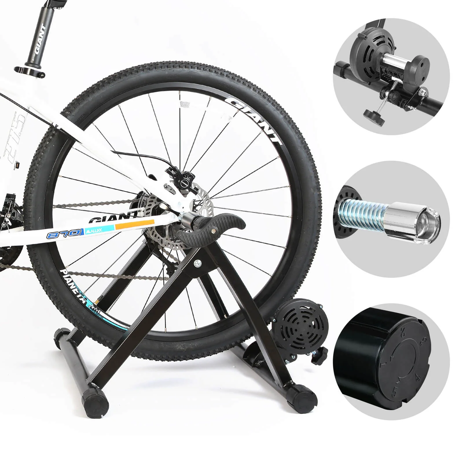 Foldable Bike Trainer Stand for Indoor Cycling Exercise - Image 5