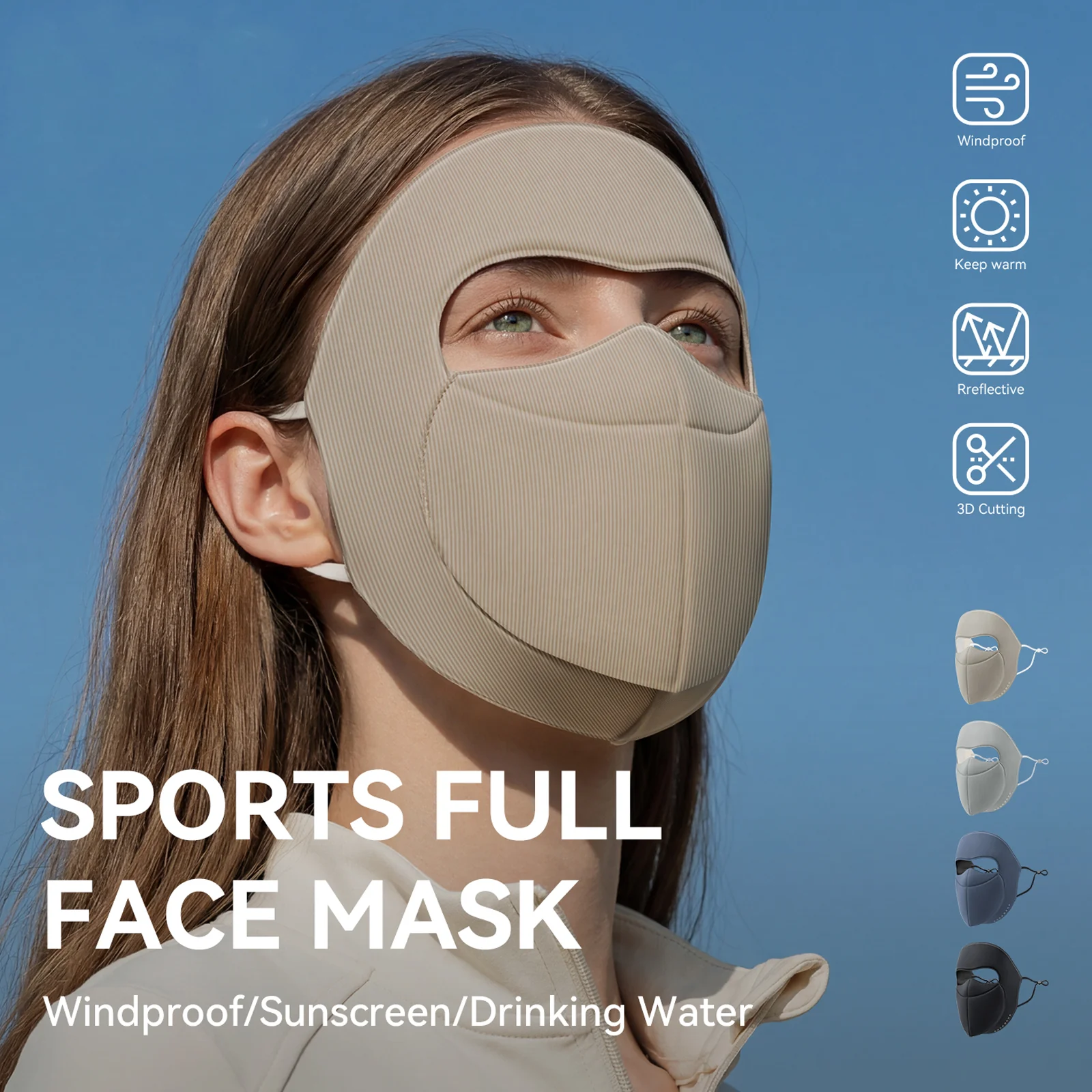 Full Face Sports Mask Soft Touch - Image 6