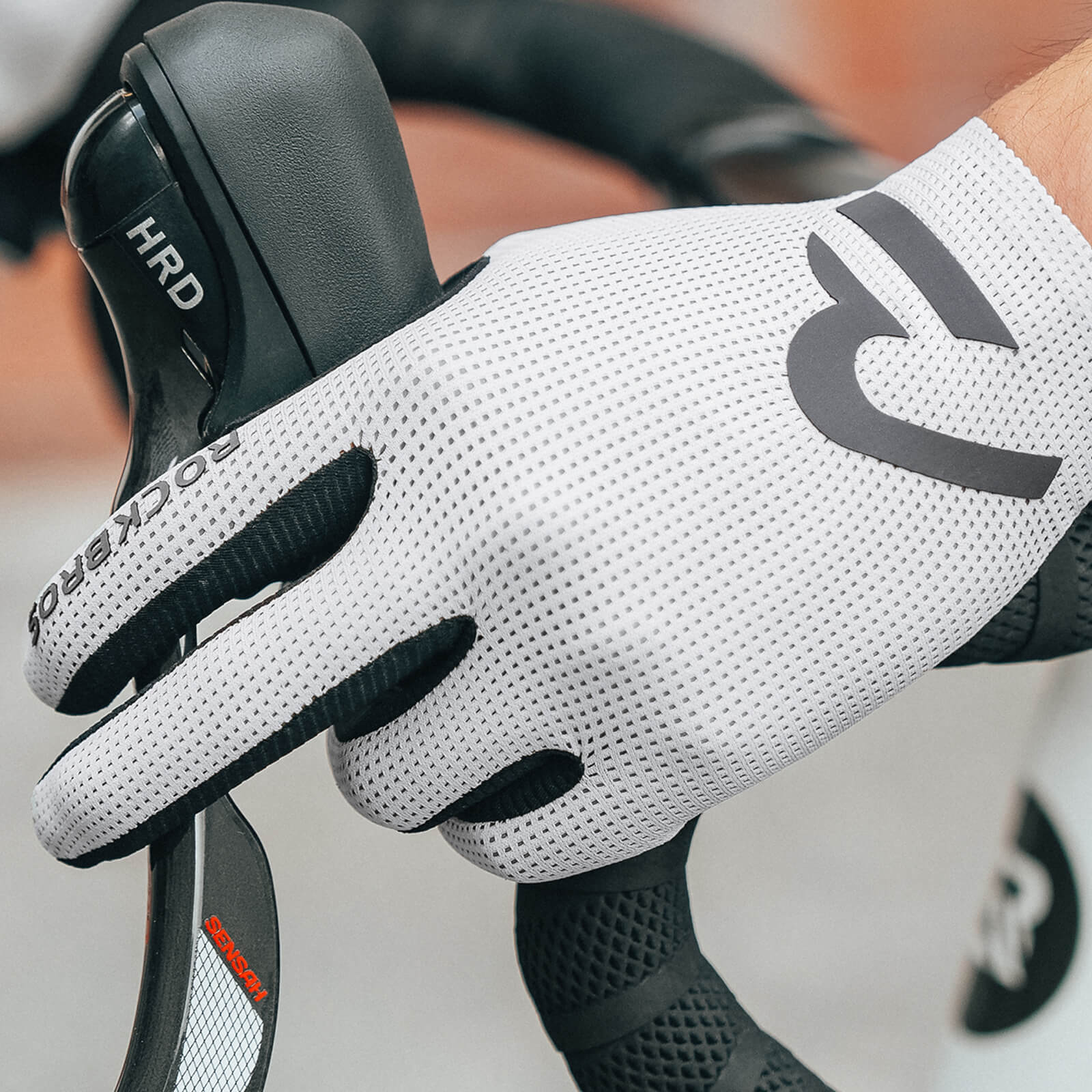 Full Finger Cycling Gloves SBR Padding Unisex S407 - Image 10