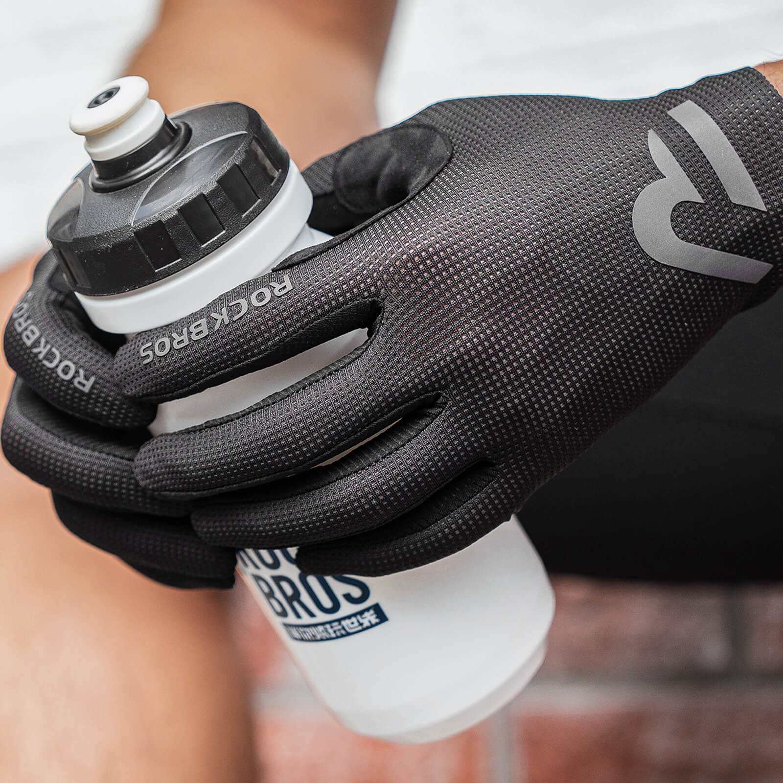 Full Finger Cycling Gloves SBR Padding Unisex S407 - Image 4