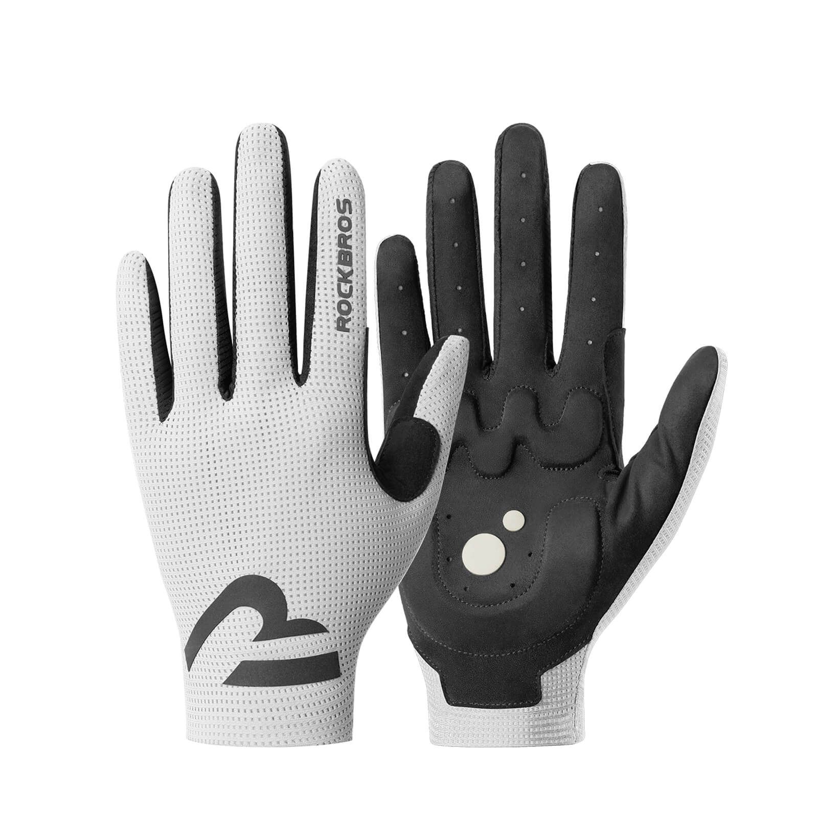 Full Finger Cycling Gloves SBR Padding Unisex S407 - Image 6