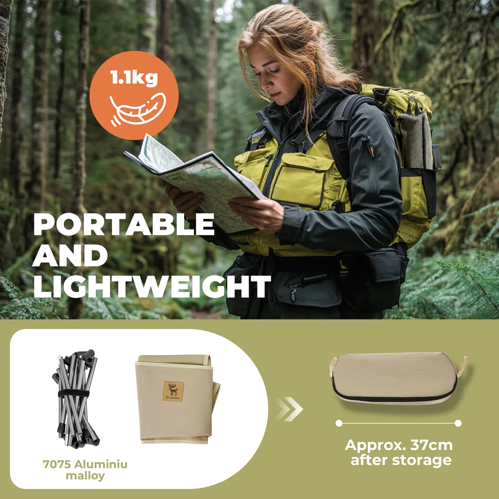 GlowCamp Outdoor Folding Chair Easy Carry - Image 5