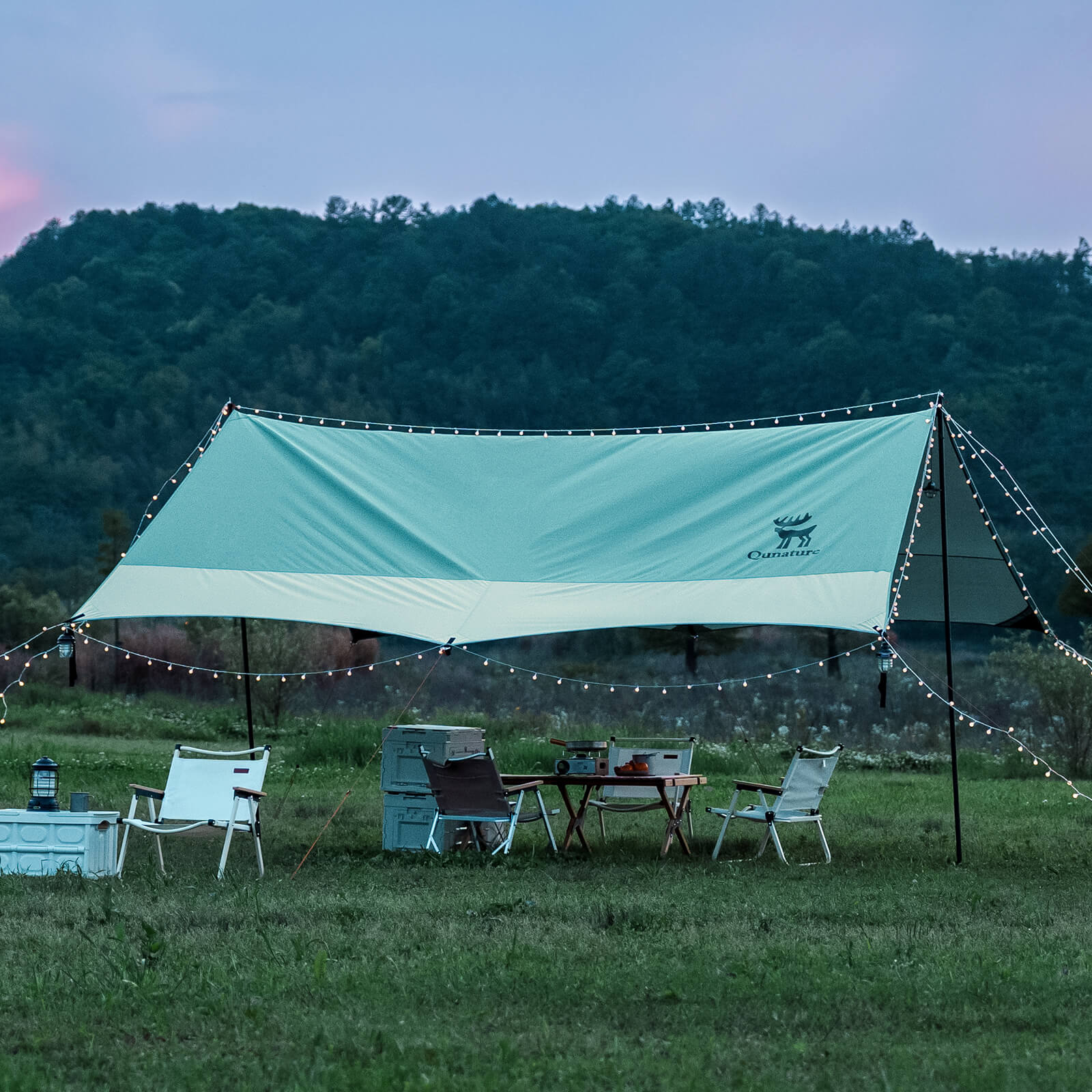 GlowCamp UV-Proof Outdoor Tarp Shelter - Image 11
