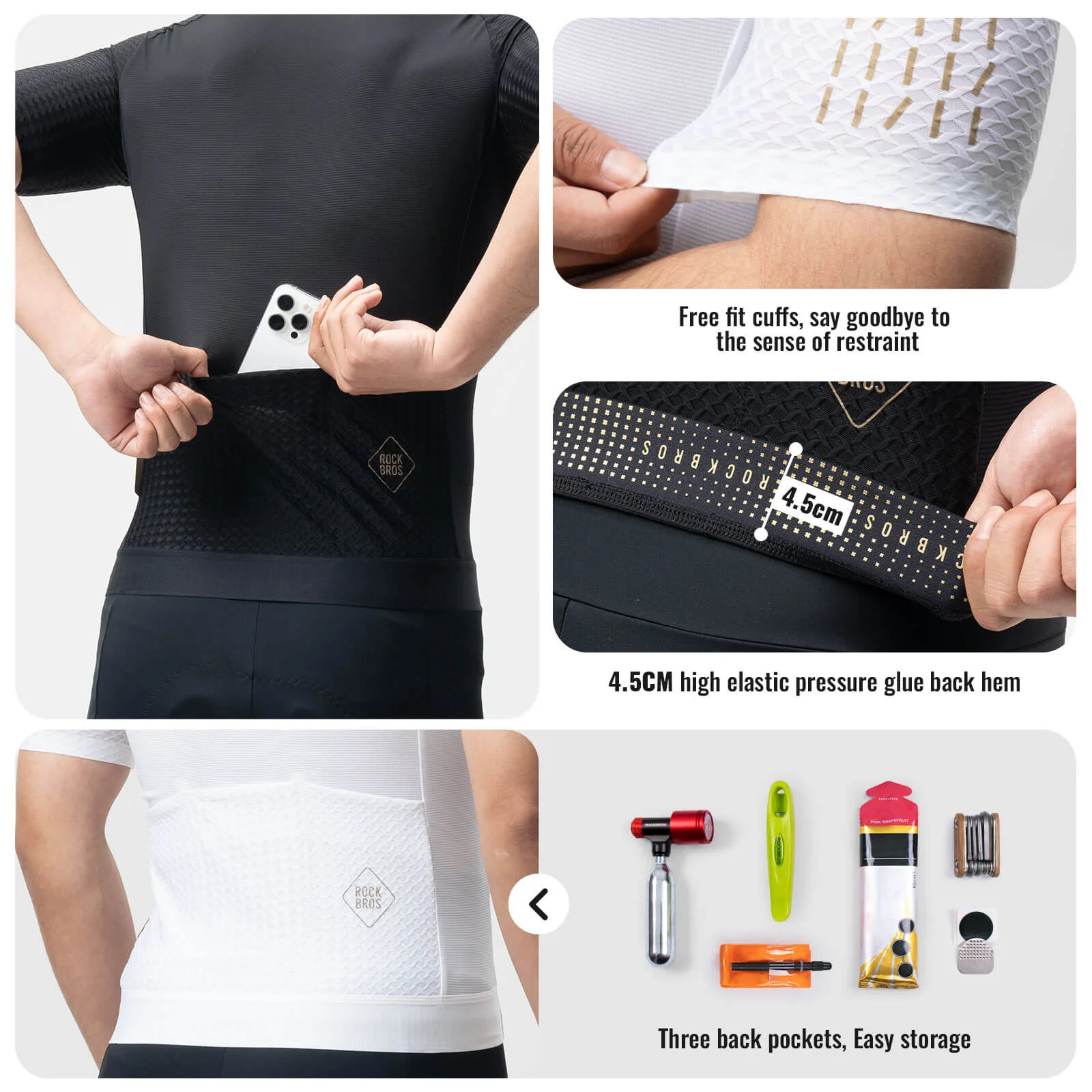 Gold Series Short-Sleeve Cycling Jersey - Image 17