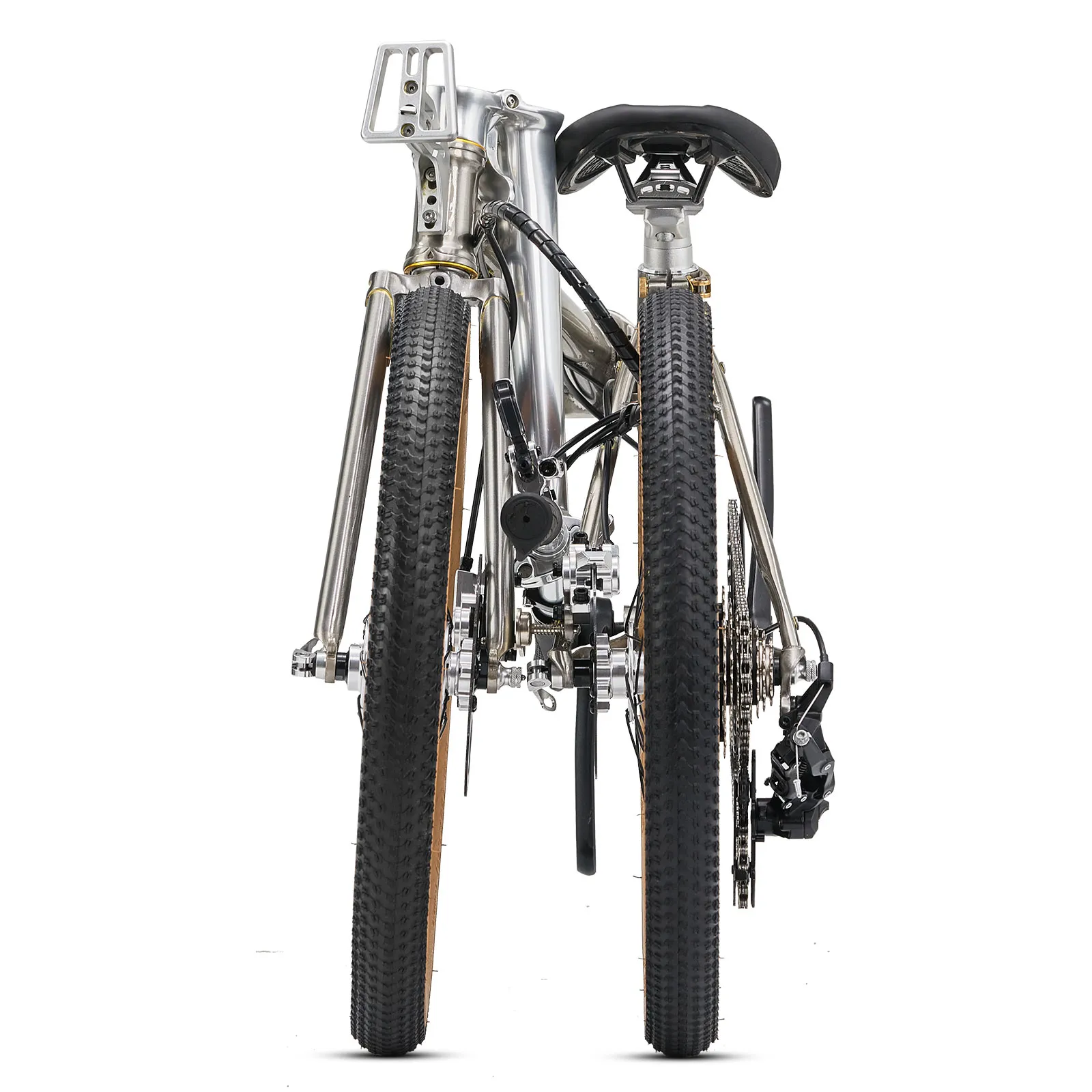 Gravis Folding Bike 20 Inch Chromoly 9-Speed Disc Brake - Image 13