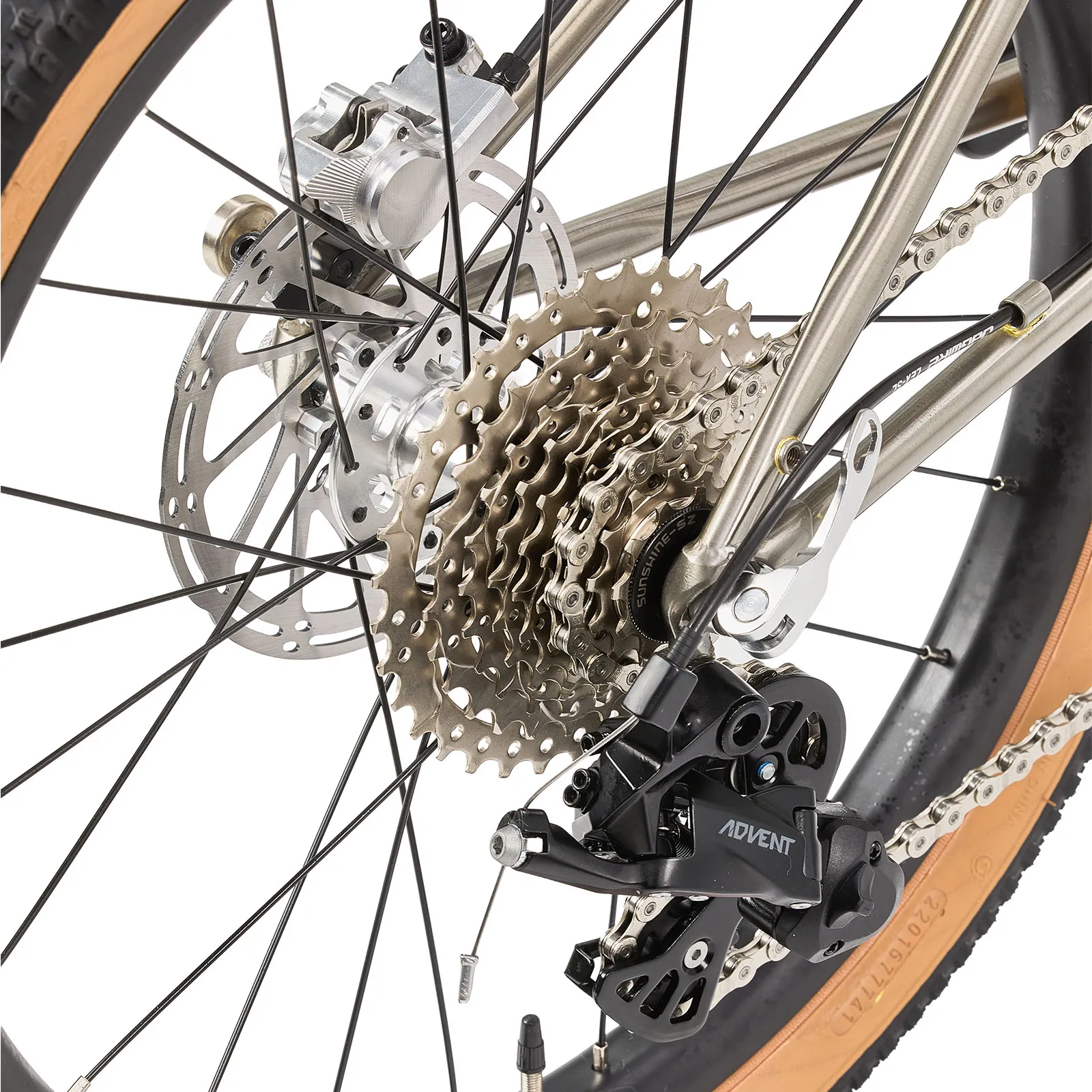 Gravis Folding Bike 20 Inch Chromoly 9-Speed Disc Brake - Image 17