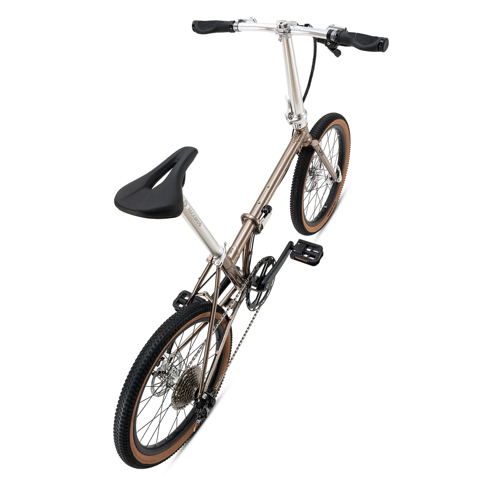 Gravis Folding Bike 20 Inch Chromoly 9-Speed Disc Brake - Image 22