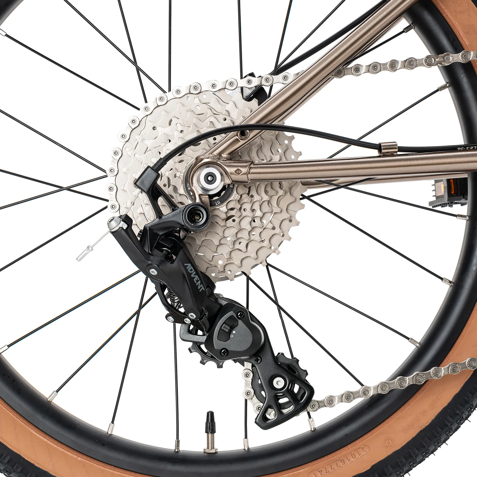Gravis Folding Bike 20 Inch Chromoly 9-Speed Disc Brake - Image 25