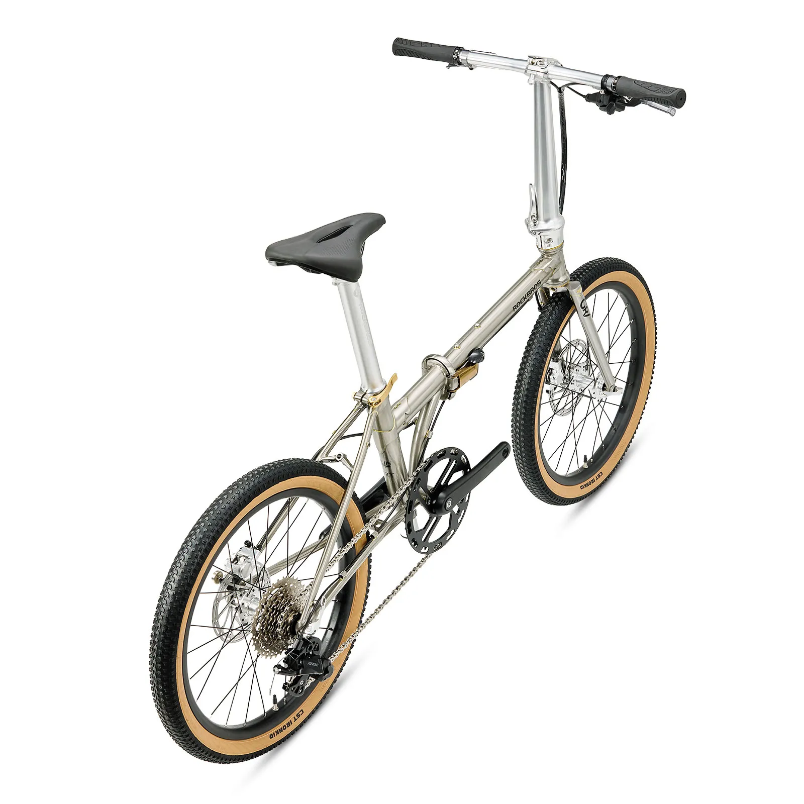 Gravis Folding Bike 20 Inch Chromoly 9-Speed Disc Brake - Image 3
