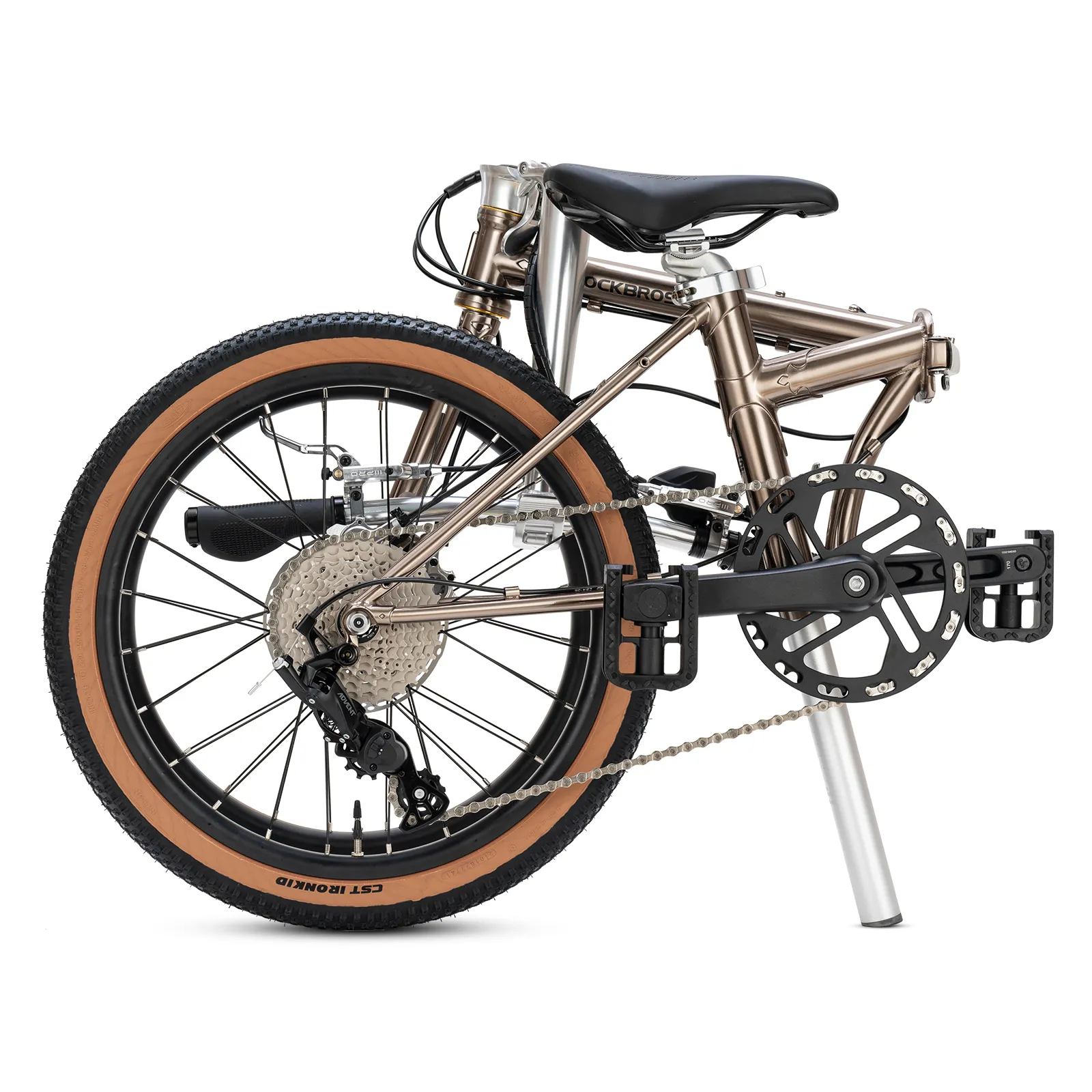 Gravis Folding Bike 20 Inch Chromoly 9-Speed Disc Brake - Image 30