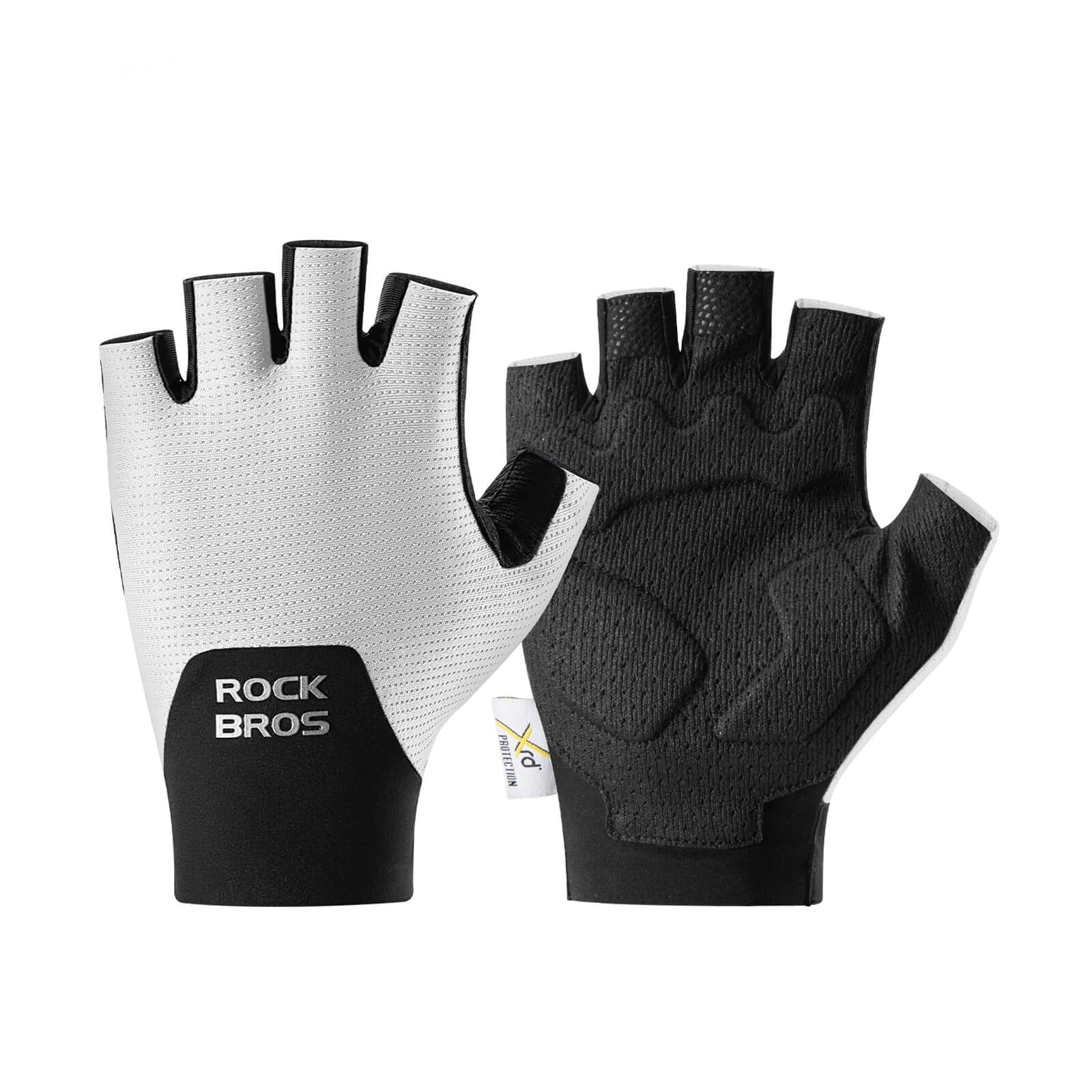 Half Finger Cycling Gloves Shock-Absorbing Poron XRD Padding