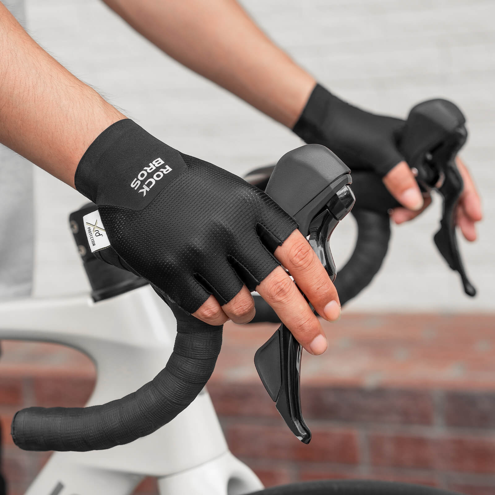 Half Finger Cycling Gloves Shock-Absorbing Poron XRD Padding - Image 13