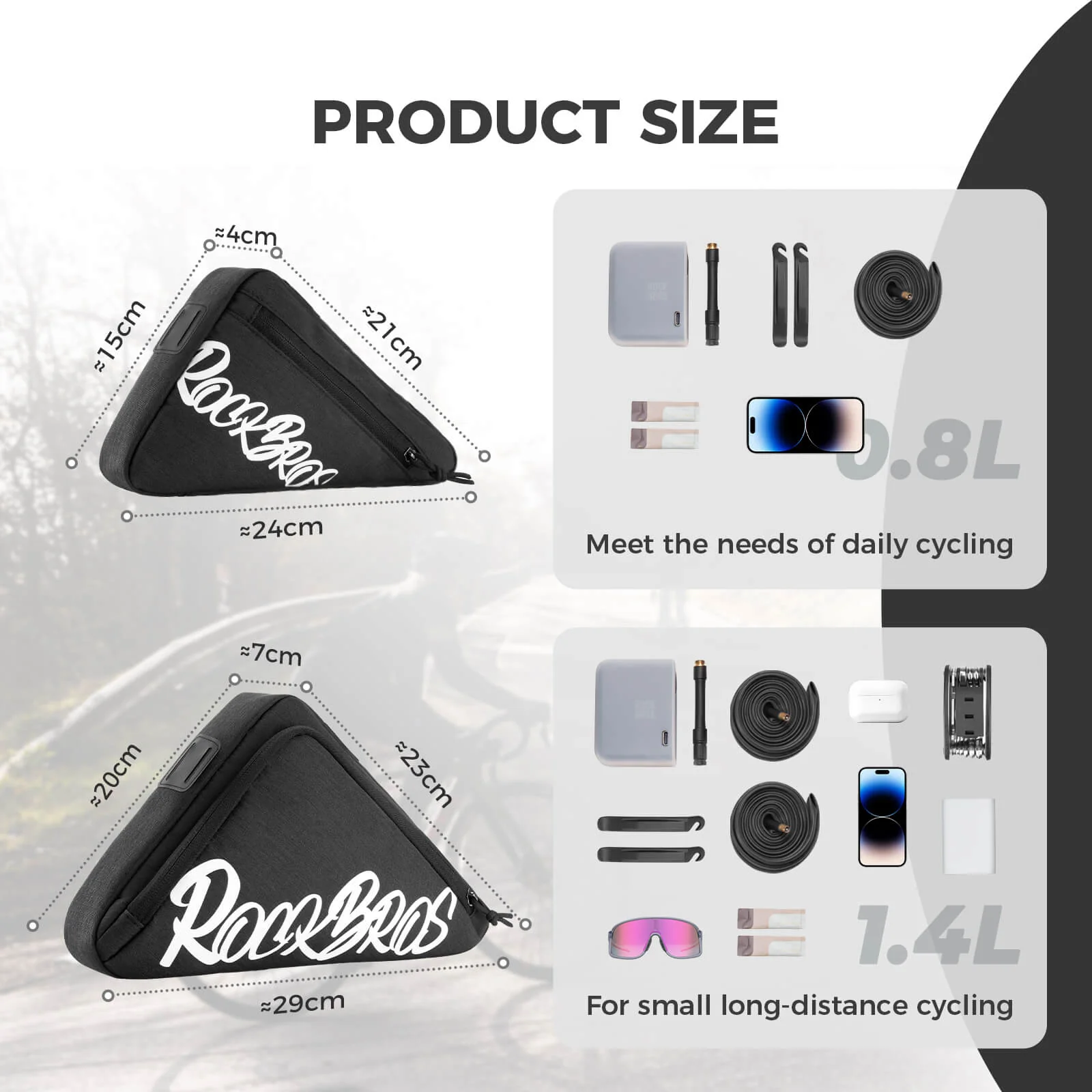 Handy Triangle Frame Bag Flash Painting Journey Series 1.4L - Image 9