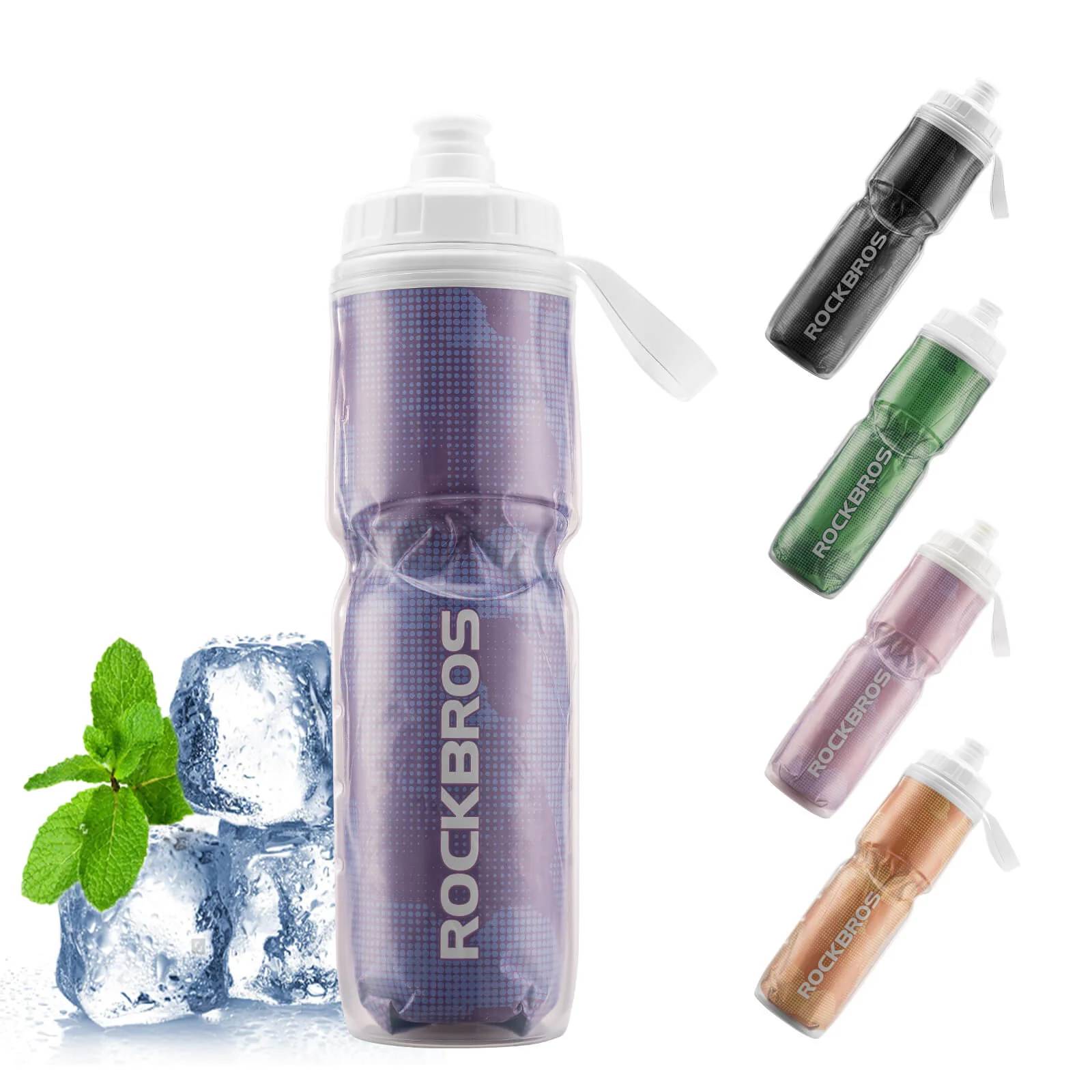 Insulated Bike Water Bottle Stays Cool Longer - Image 11