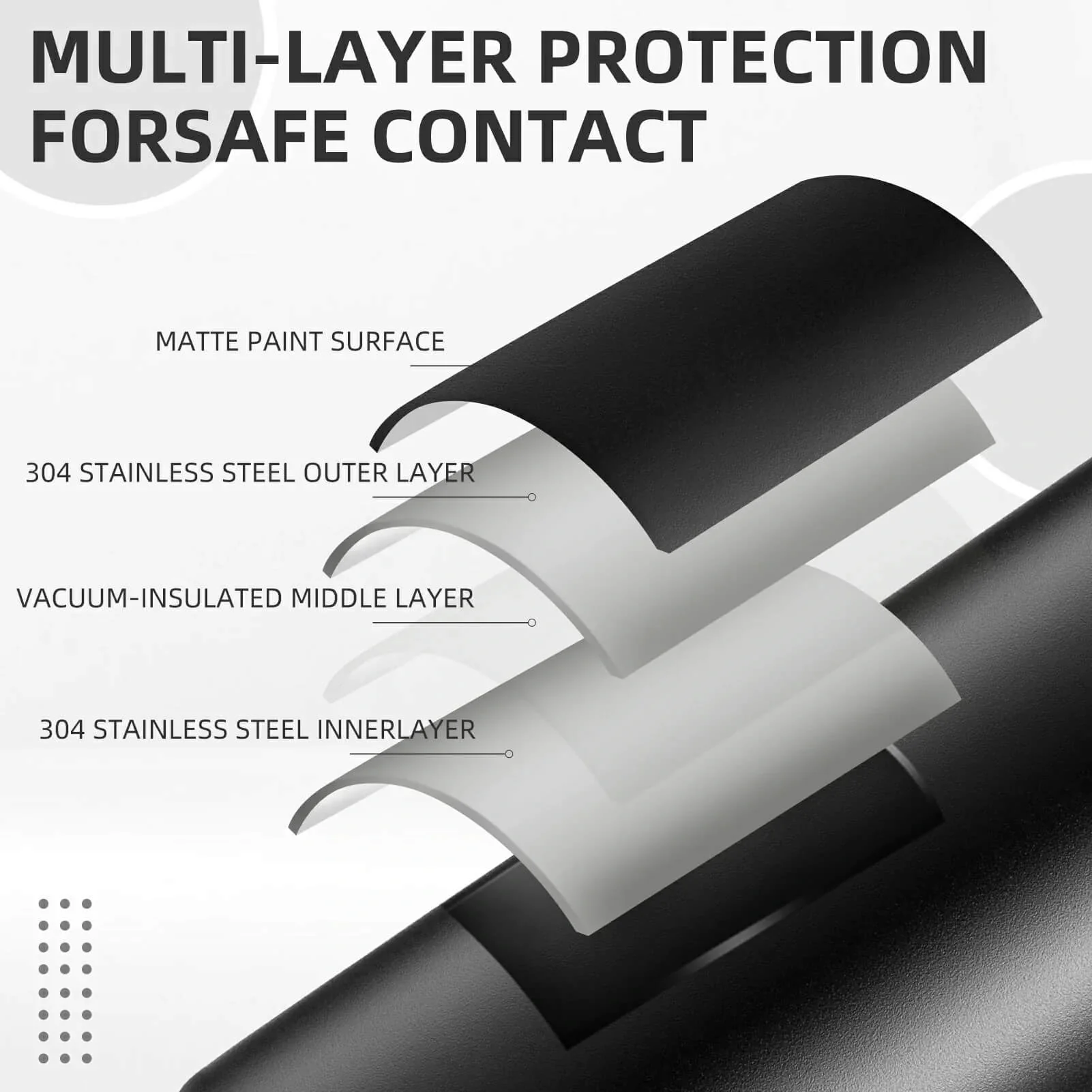 Insulated Vacuum Water Bottle 550ml/650ml - Image 18