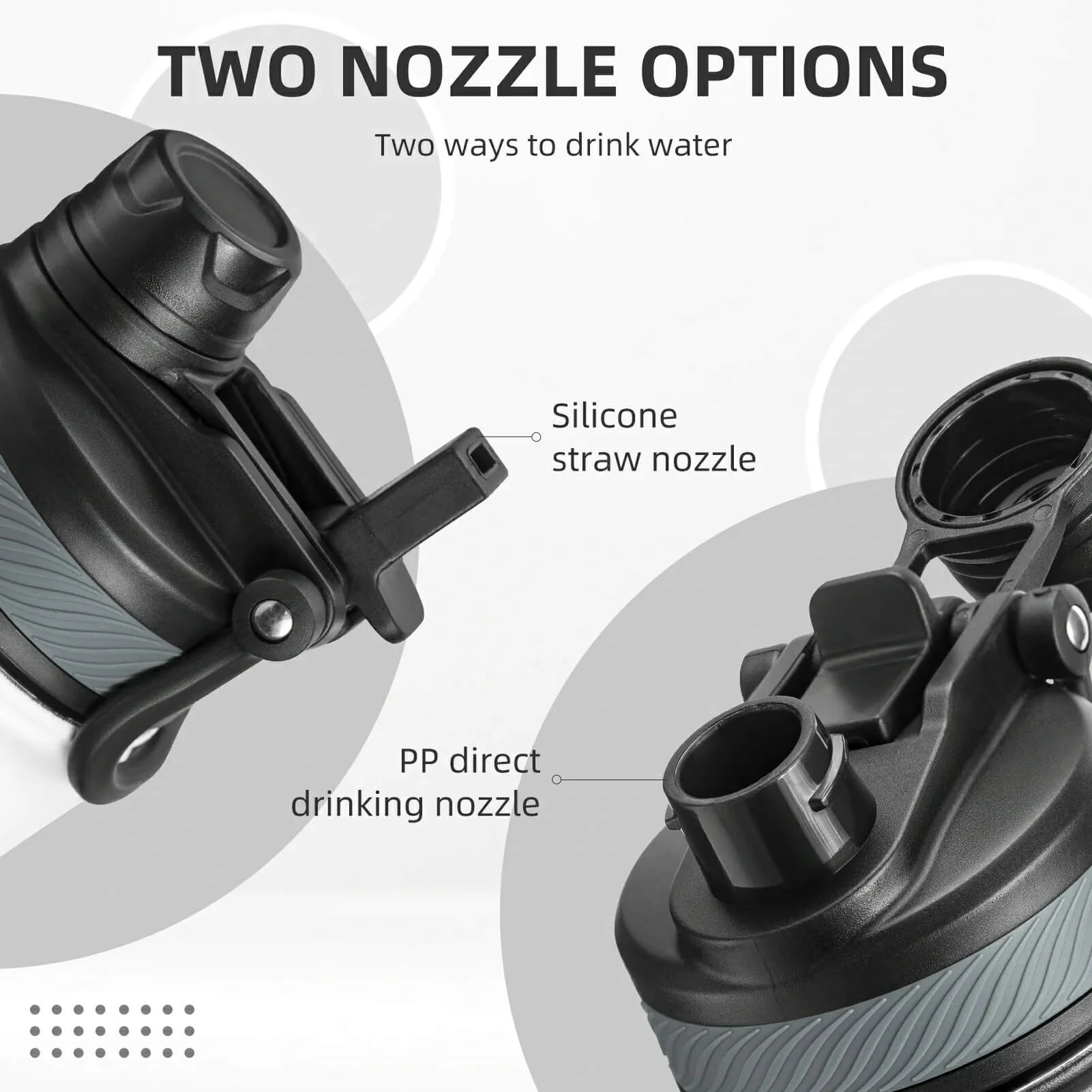 Insulated Vacuum Water Bottle 550ml/650ml - Image 3