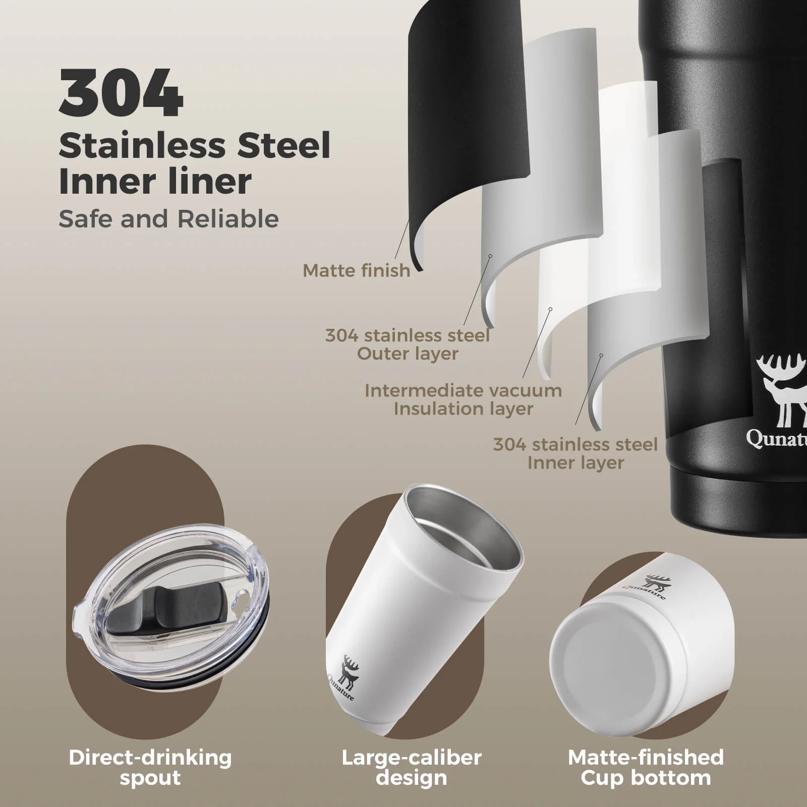 KeepFresh Thermal Stainless Coffee Cup - Image 12