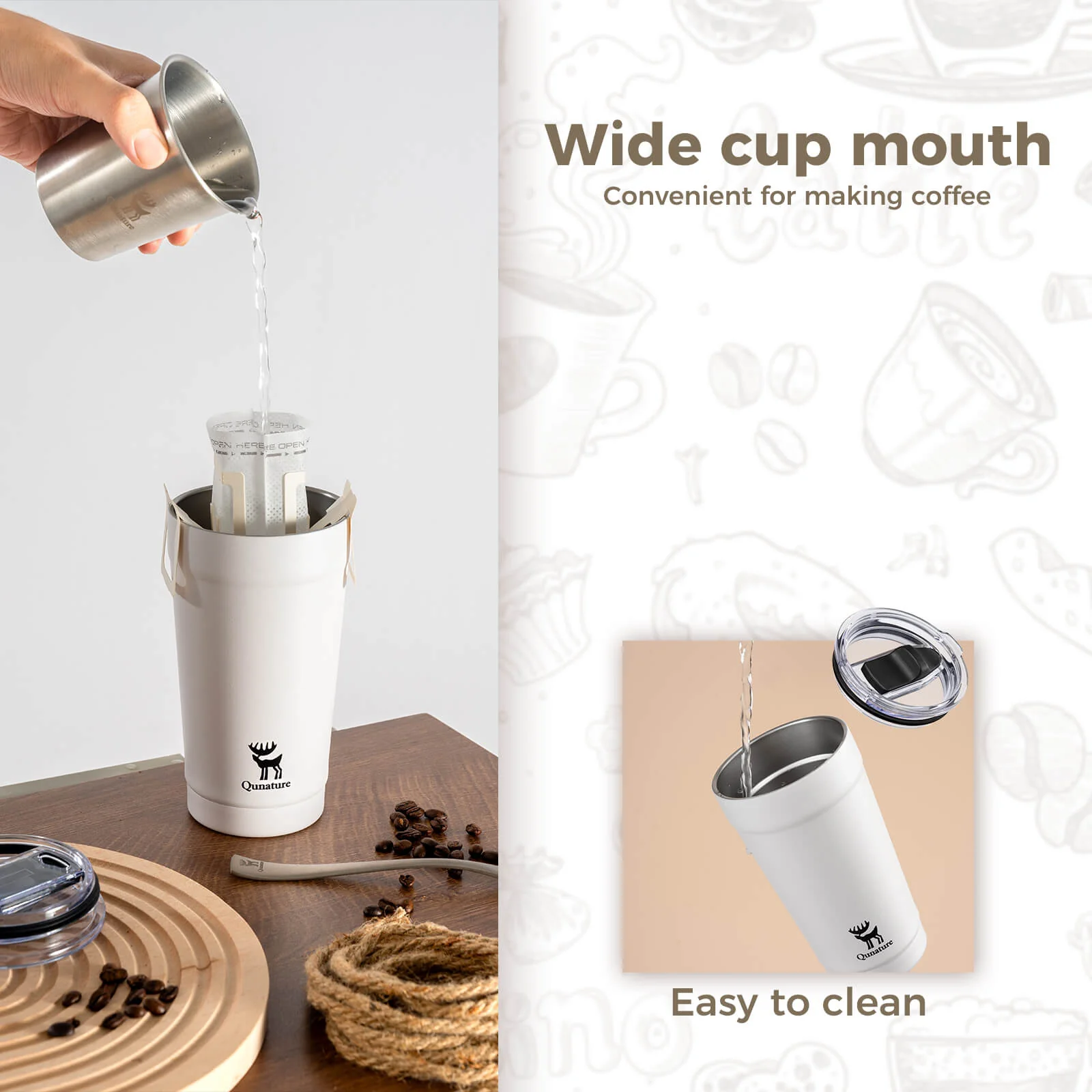 KeepFresh Thermal Stainless Coffee Cup - Image 22