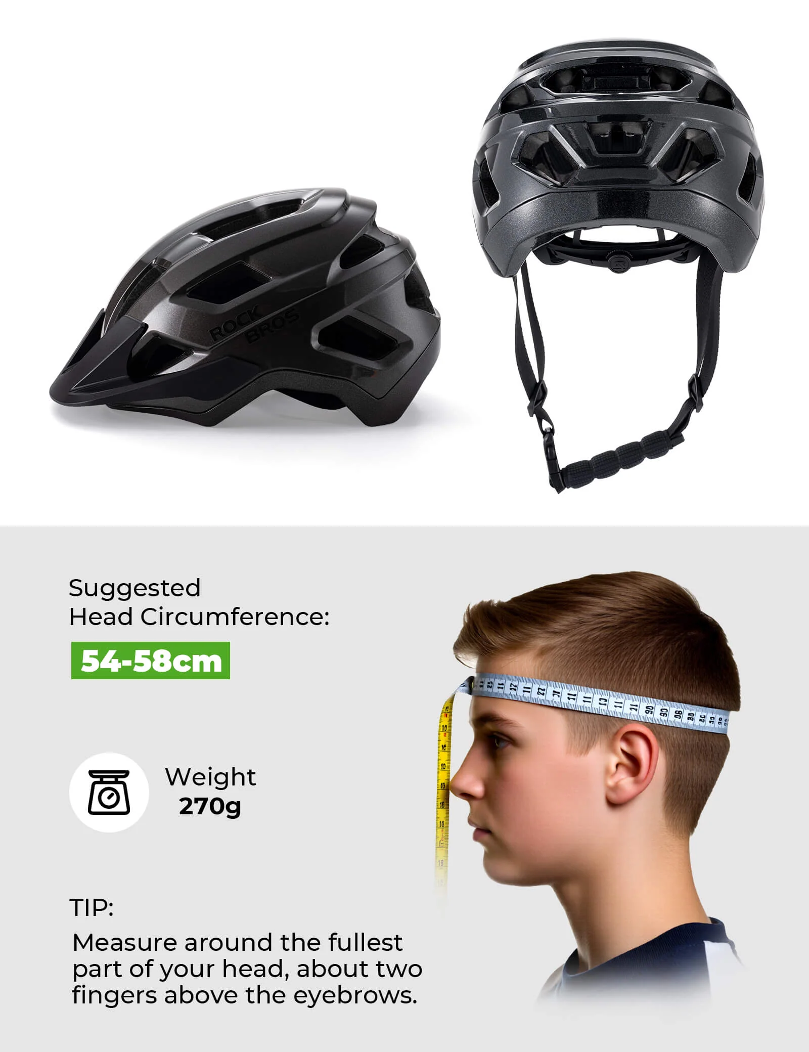 Kickstart Teen Bike Helmet All Round Protection LK-67 - Image 9