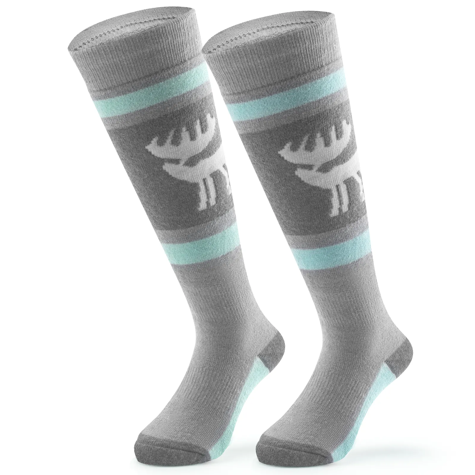 Kids Merino Wool Ski Socks Breathable Thermal - Image 13
