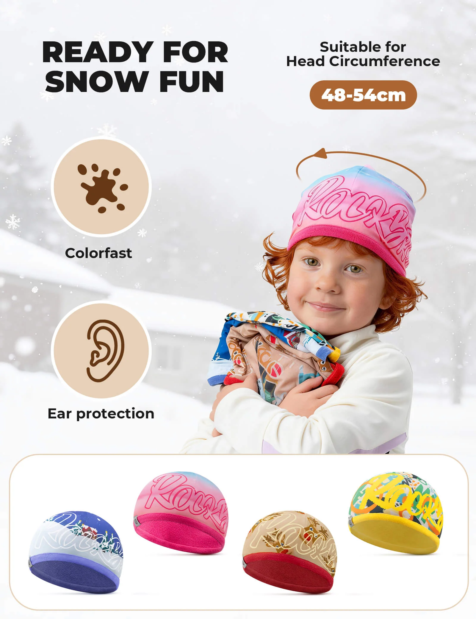 Kids Outdoor Polar Fleece Sports Balaclava - Image 10