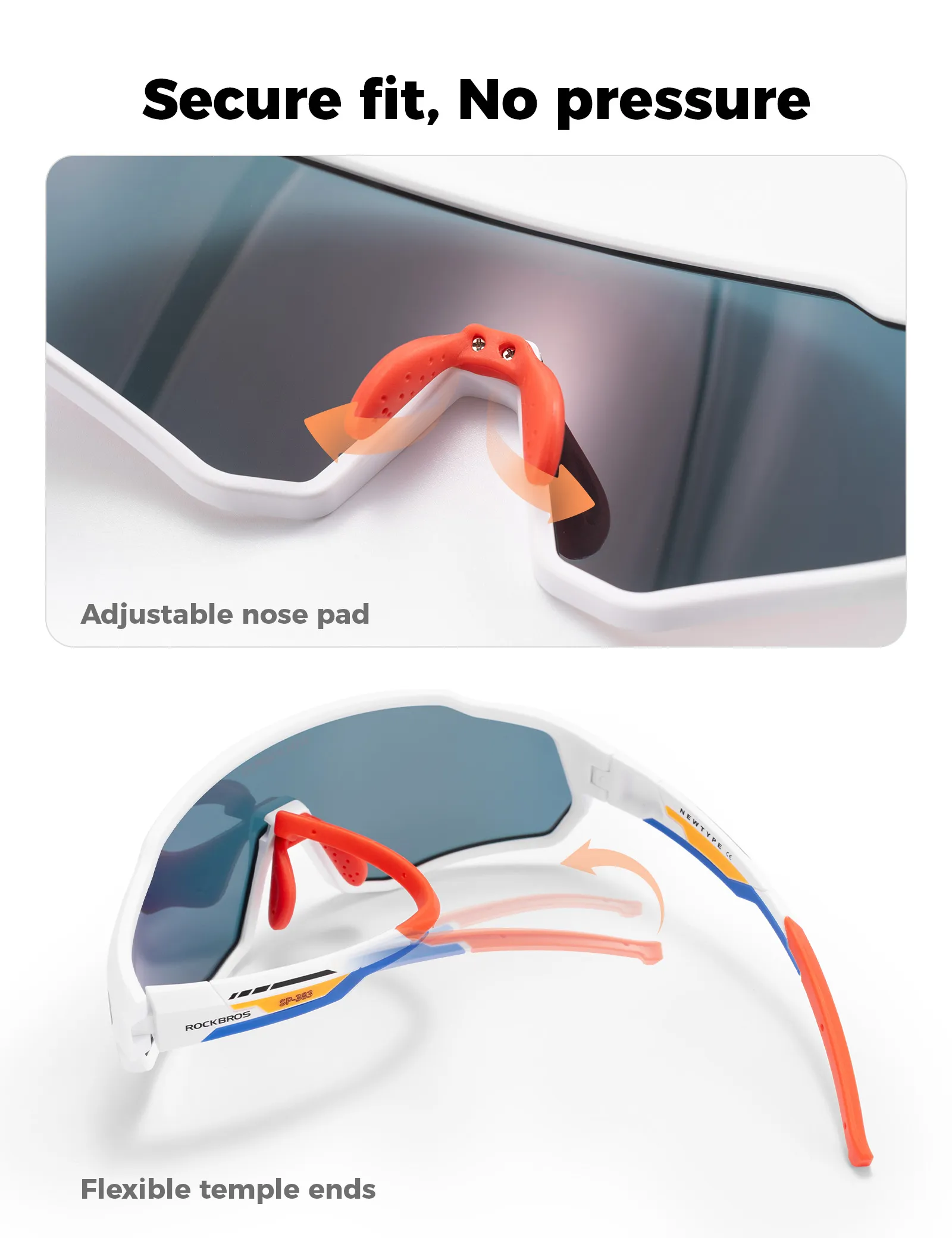 Kids Photochromic/Polarised Cycling Sunglasses UV Protection - Image 6