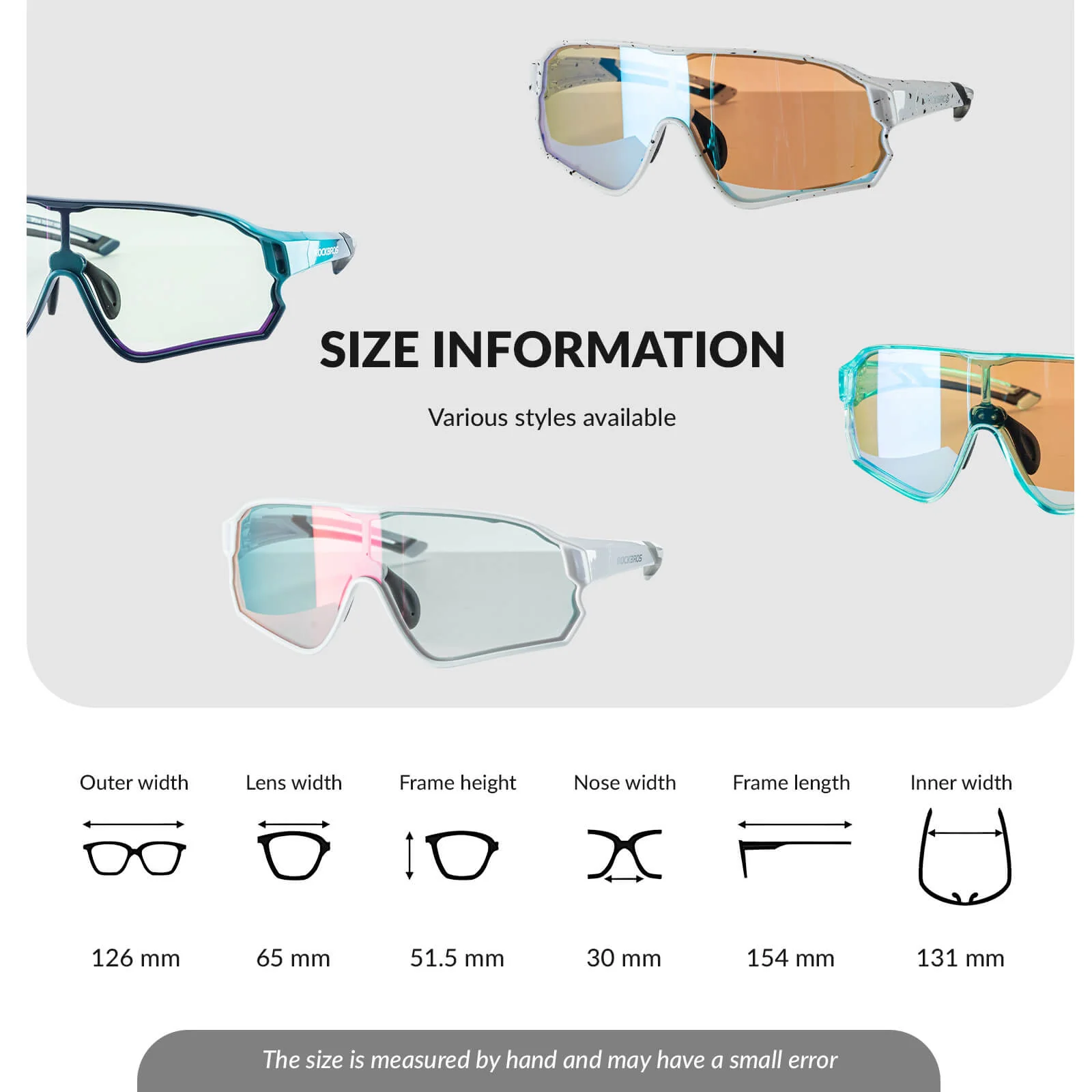 Kids Photochromic Sports Bike Sunglasses - Image 17