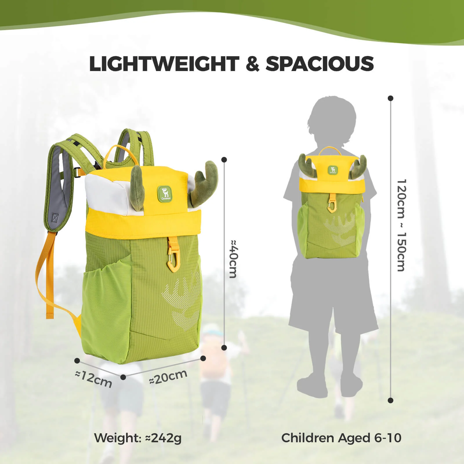 Kids Water-Repellent Hiking Backpack 8L - Image 7