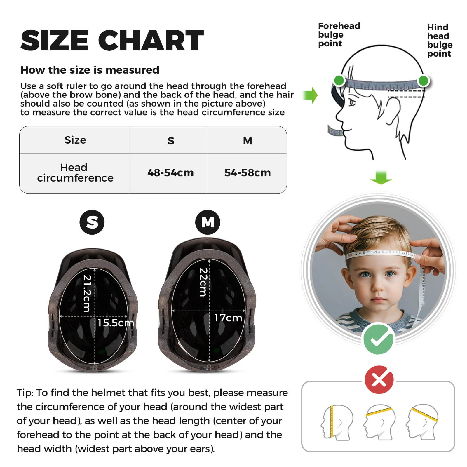 KoalaGuard Kids Bike Helmet with Adjustable Visor Rear Light Compatible TS-61 - Image 24